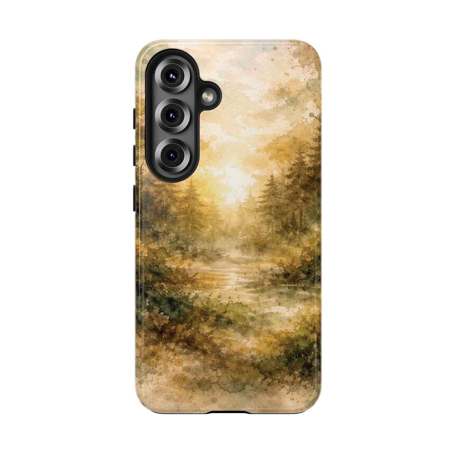 Tough Phone Case - Golden Forest Sunrise