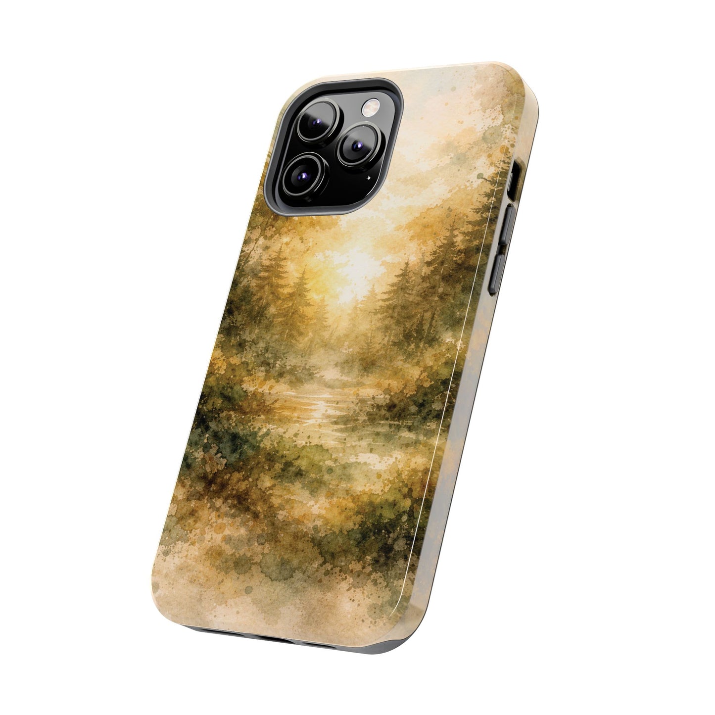 Tough Phone Case - Golden Forest Sunrise