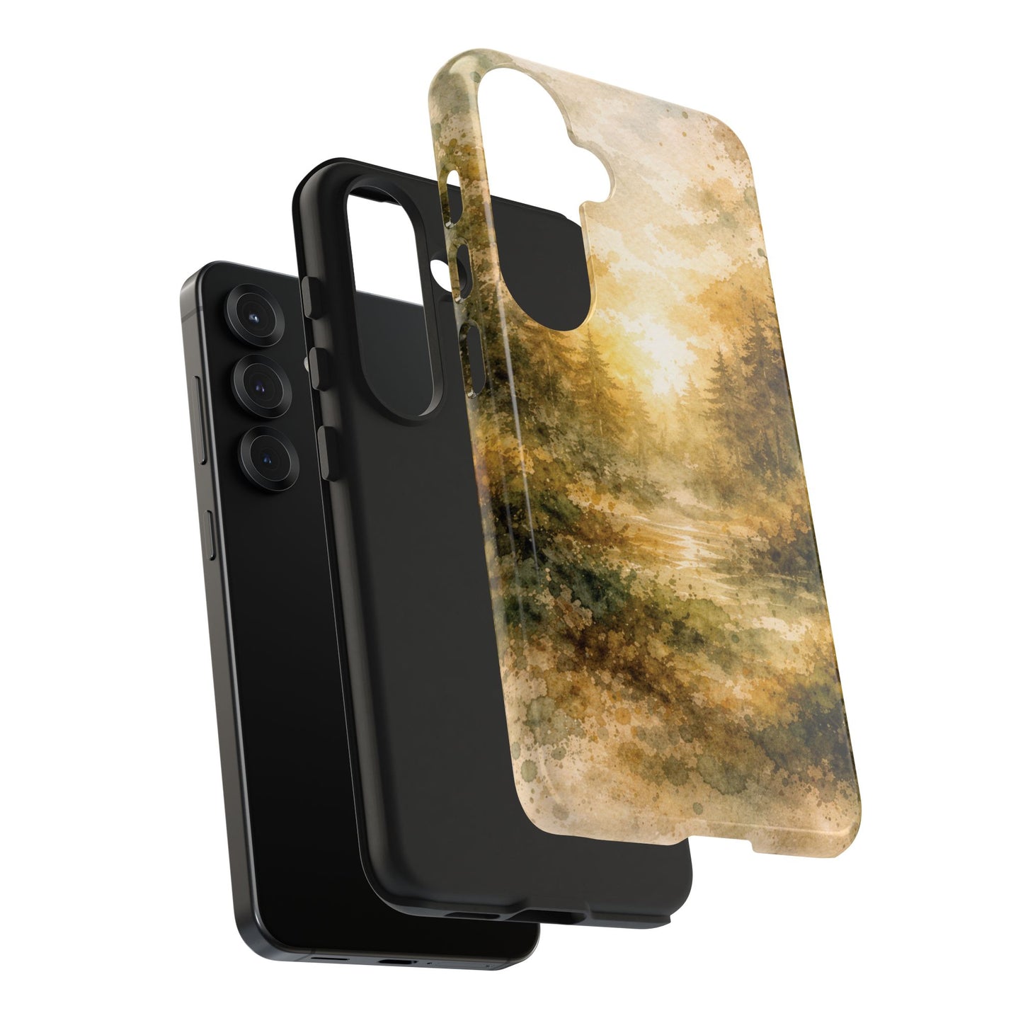 Tough Phone Case - Golden Forest Sunrise