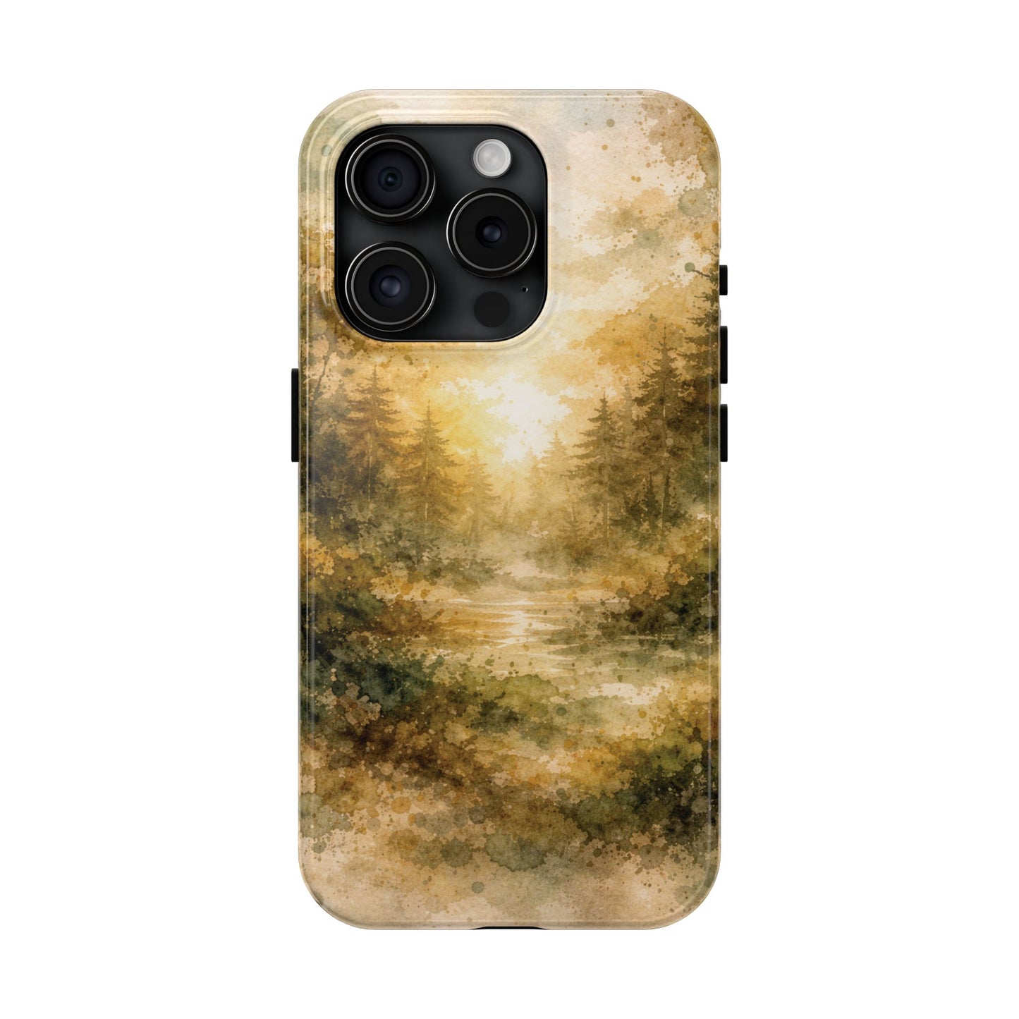 Tough Phone Case - Golden Forest Sunrise