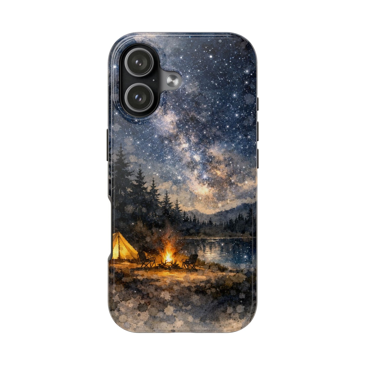 Tough Phone Case - Backwoods Camping Night Sky