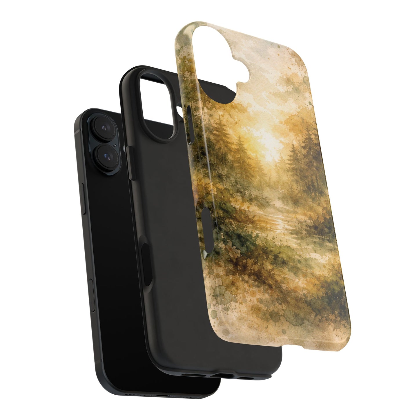 Tough Phone Case - Golden Forest Sunrise