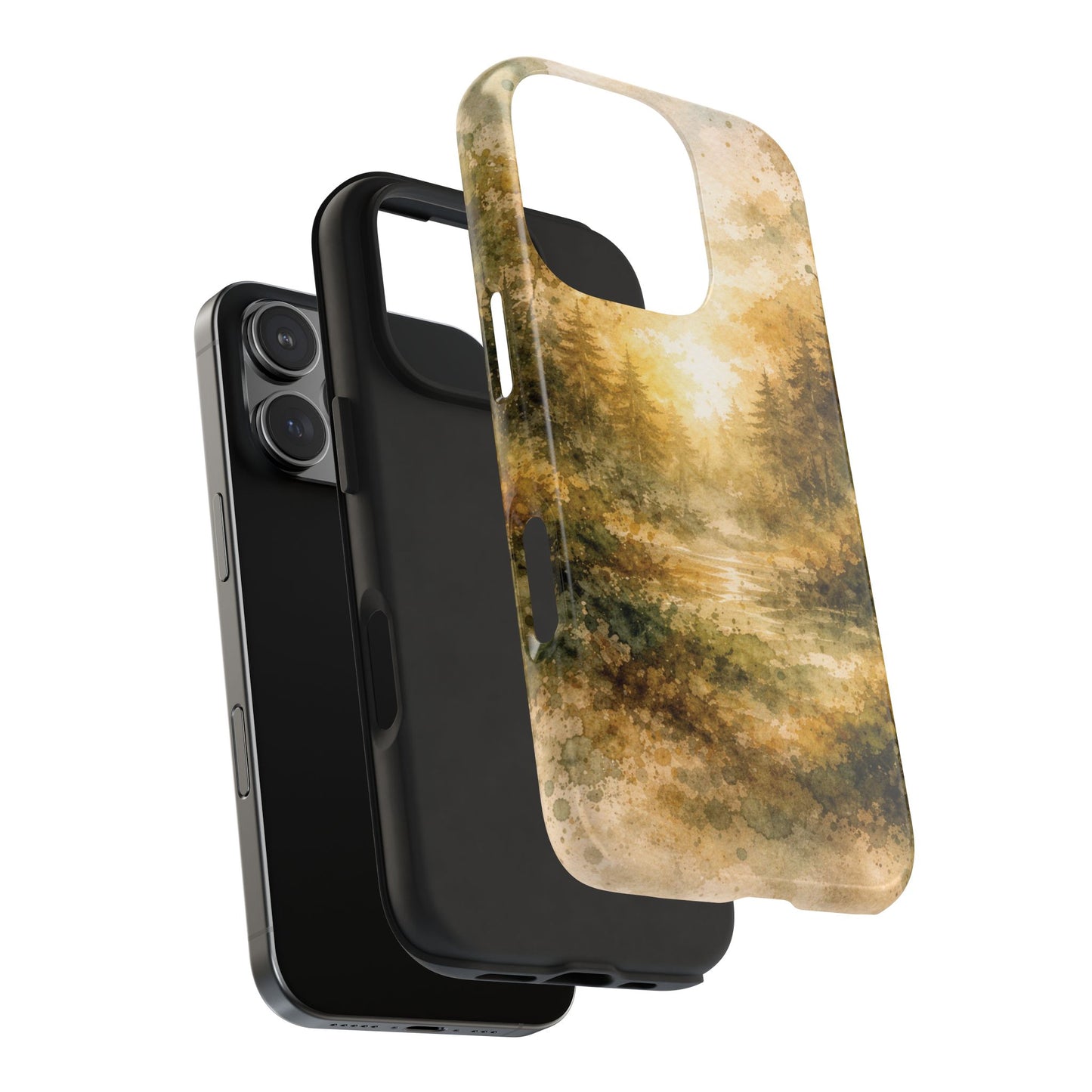 Tough Phone Case - Golden Forest Sunrise