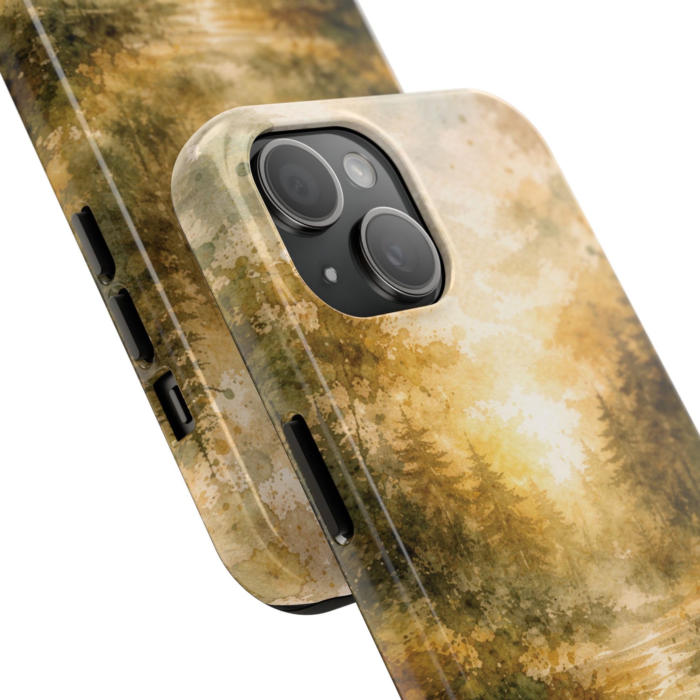 Tough Phone Case - Golden Forest Sunrise