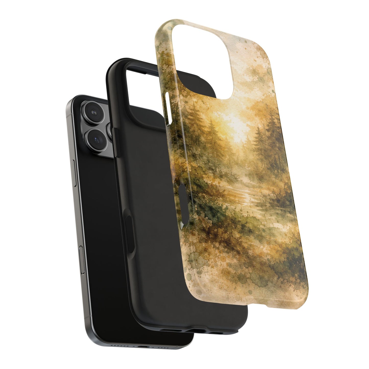 Tough Phone Case - Golden Forest Sunrise