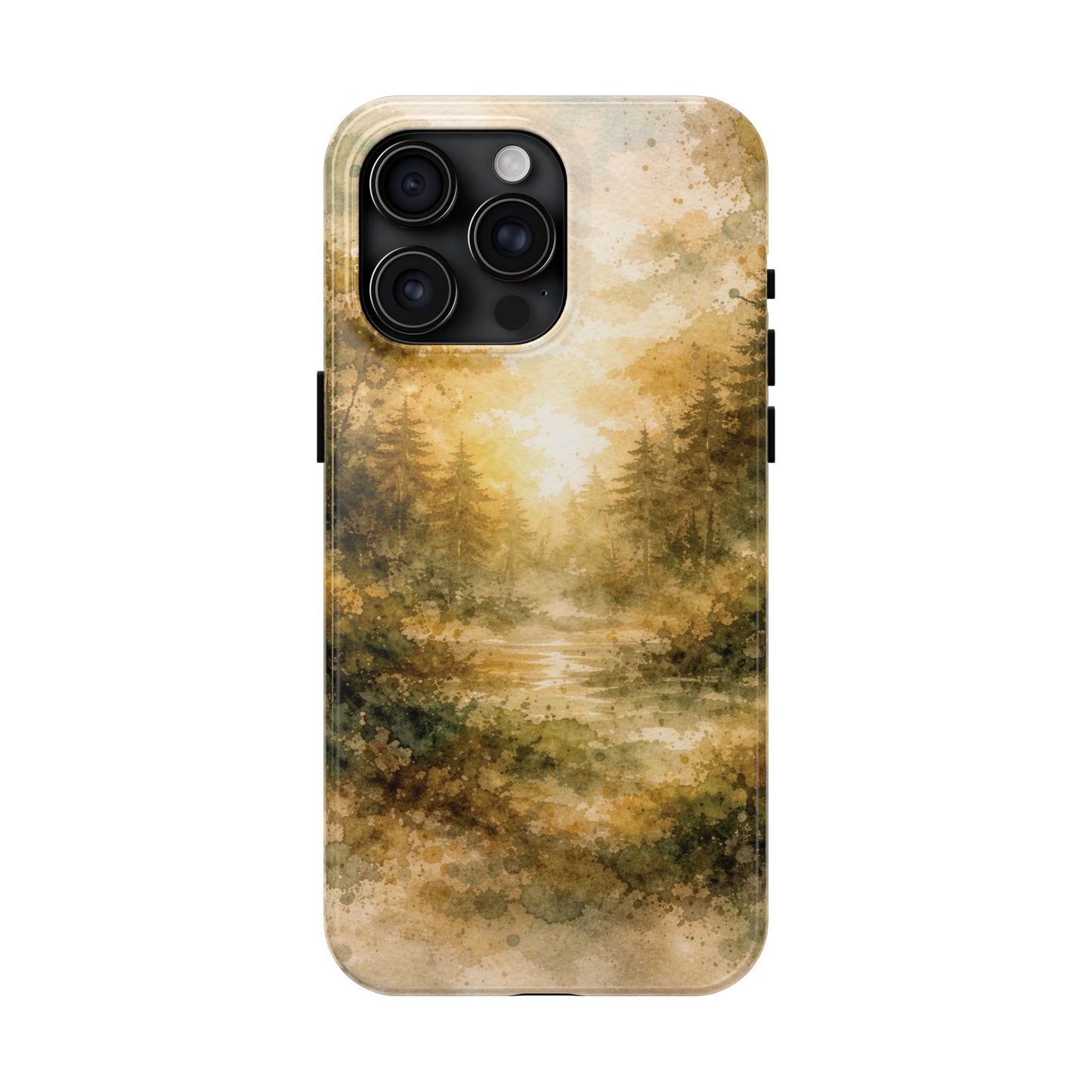 Tough Phone Case - Golden Forest Sunrise