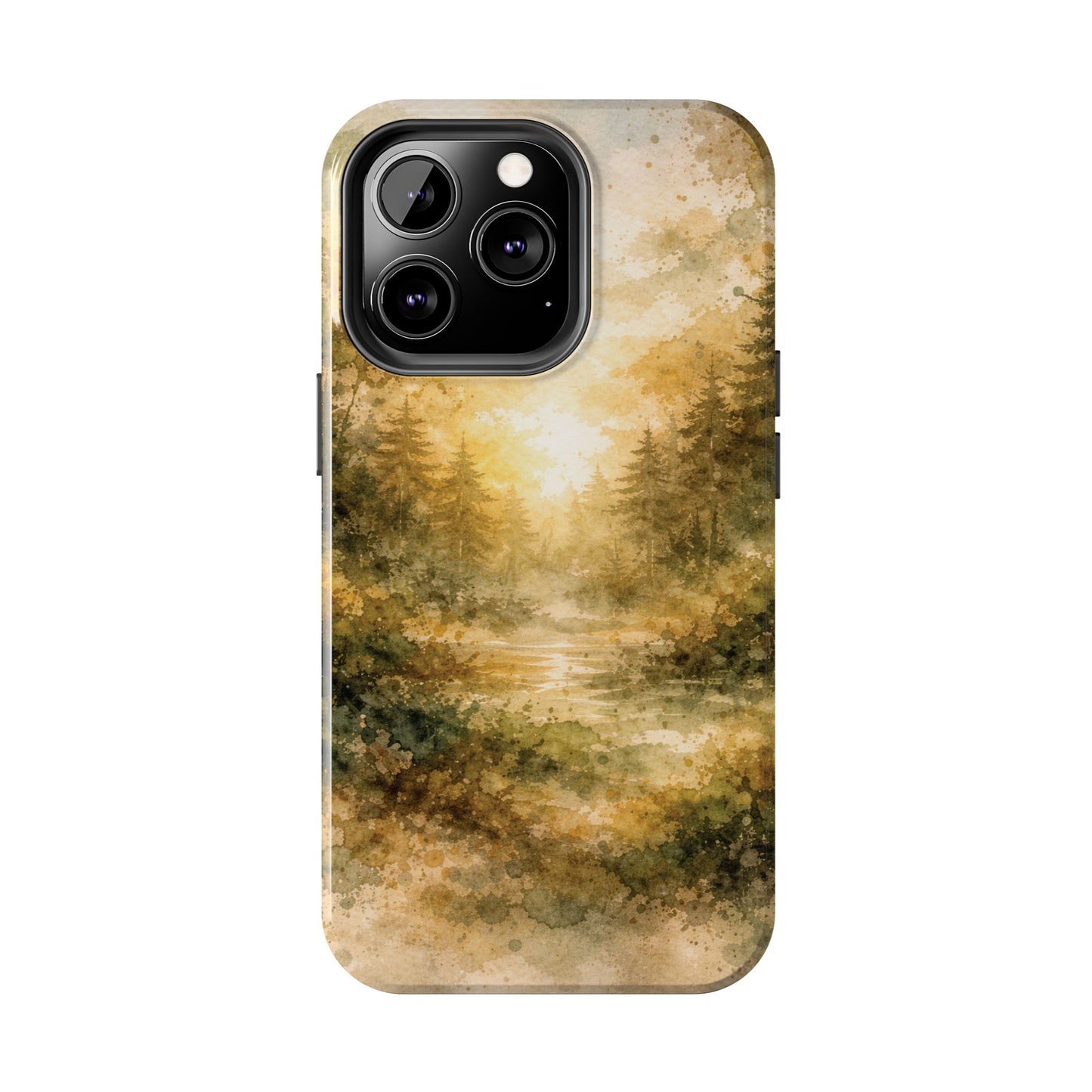 Tough Phone Case - Golden Forest Sunrise