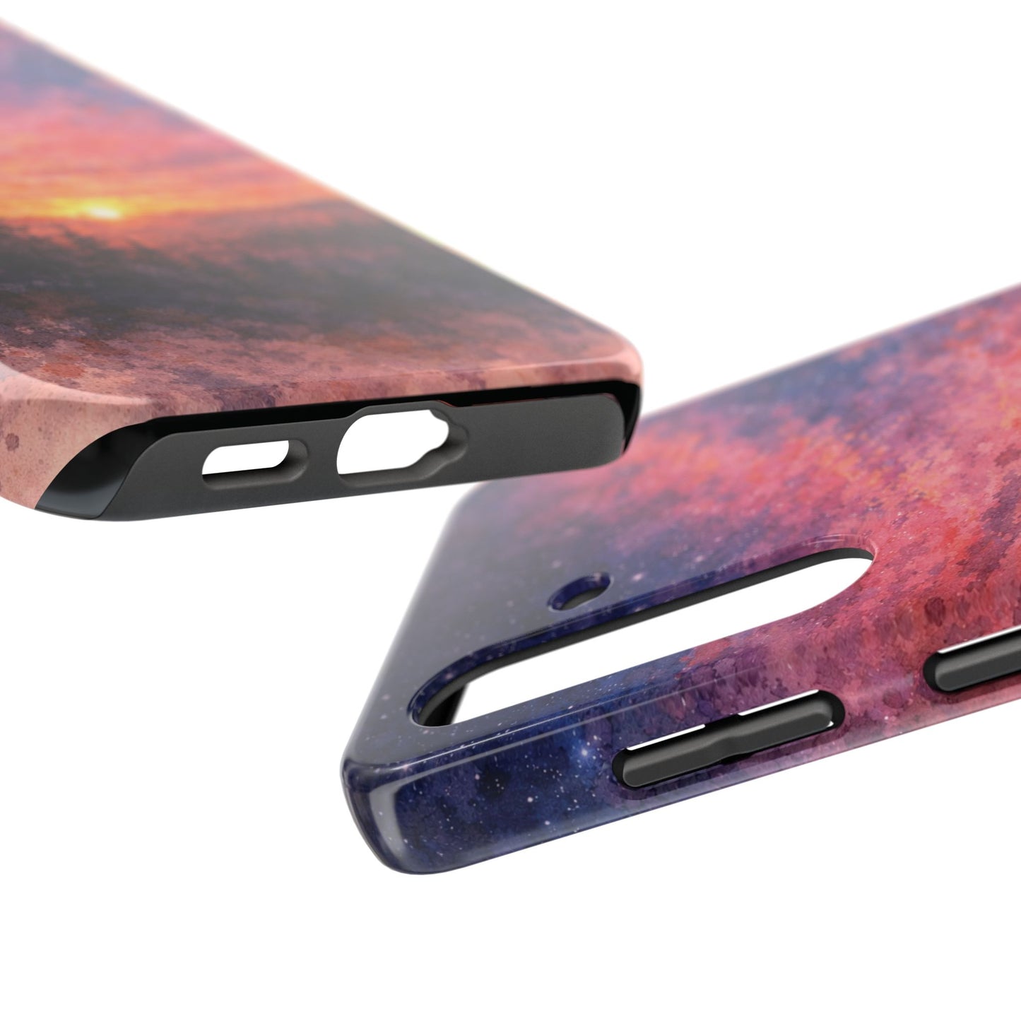 Tough Phone Case — Rosy Watercolour Northern Sunset