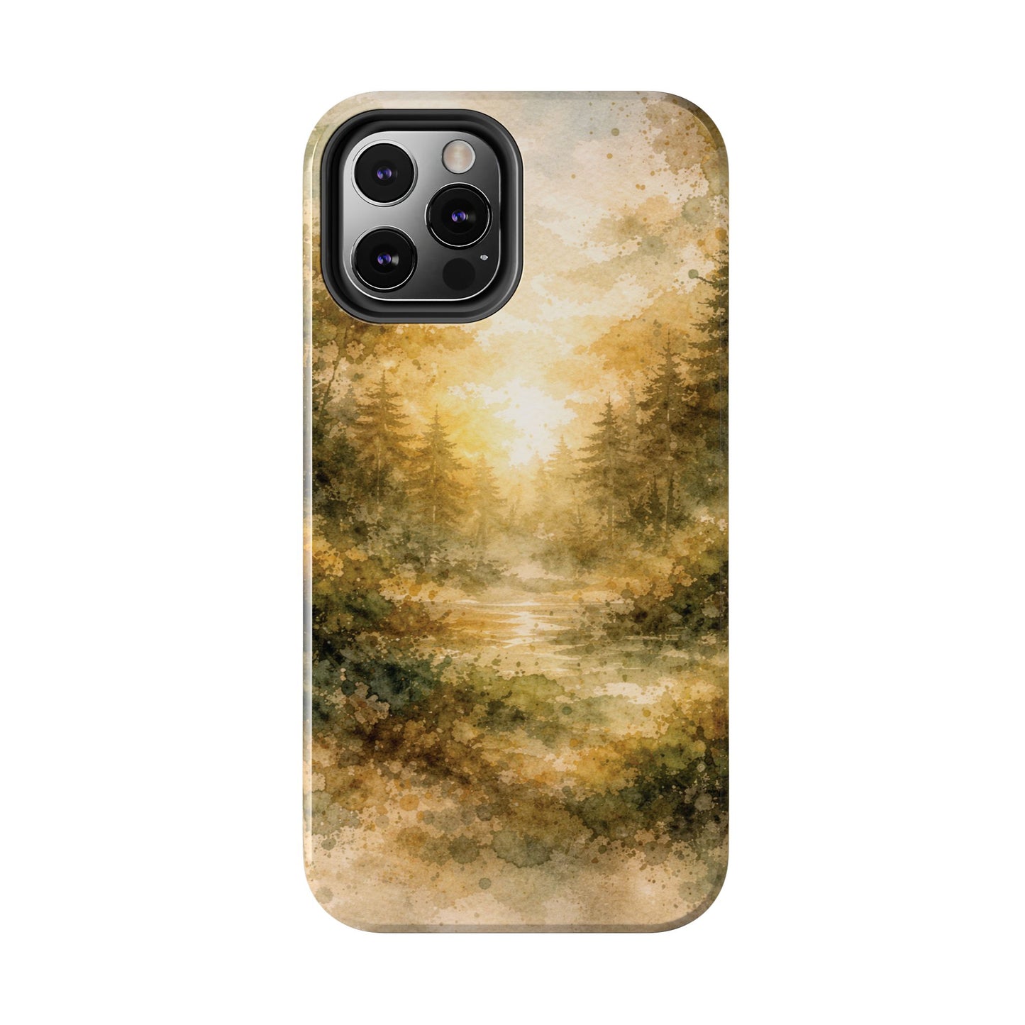 Tough Phone Case - Golden Forest Sunrise