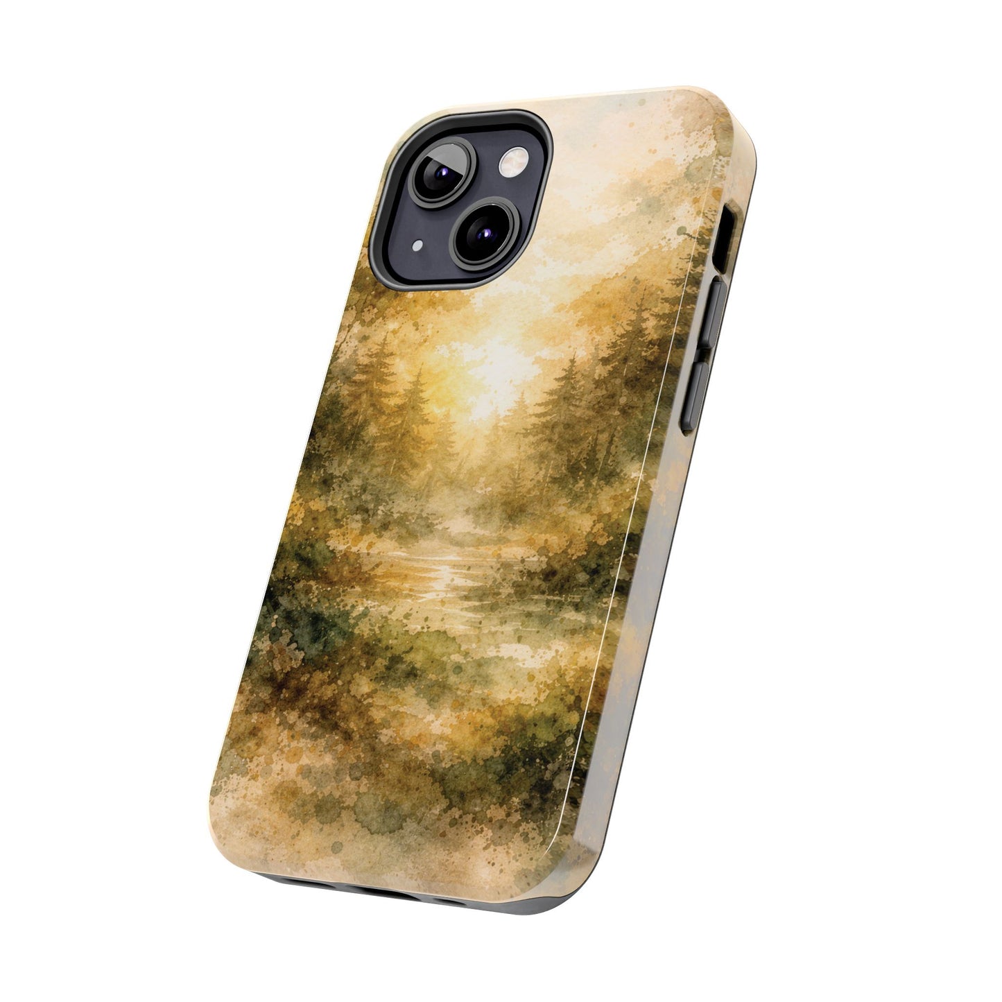 Tough Phone Case - Golden Forest Sunrise