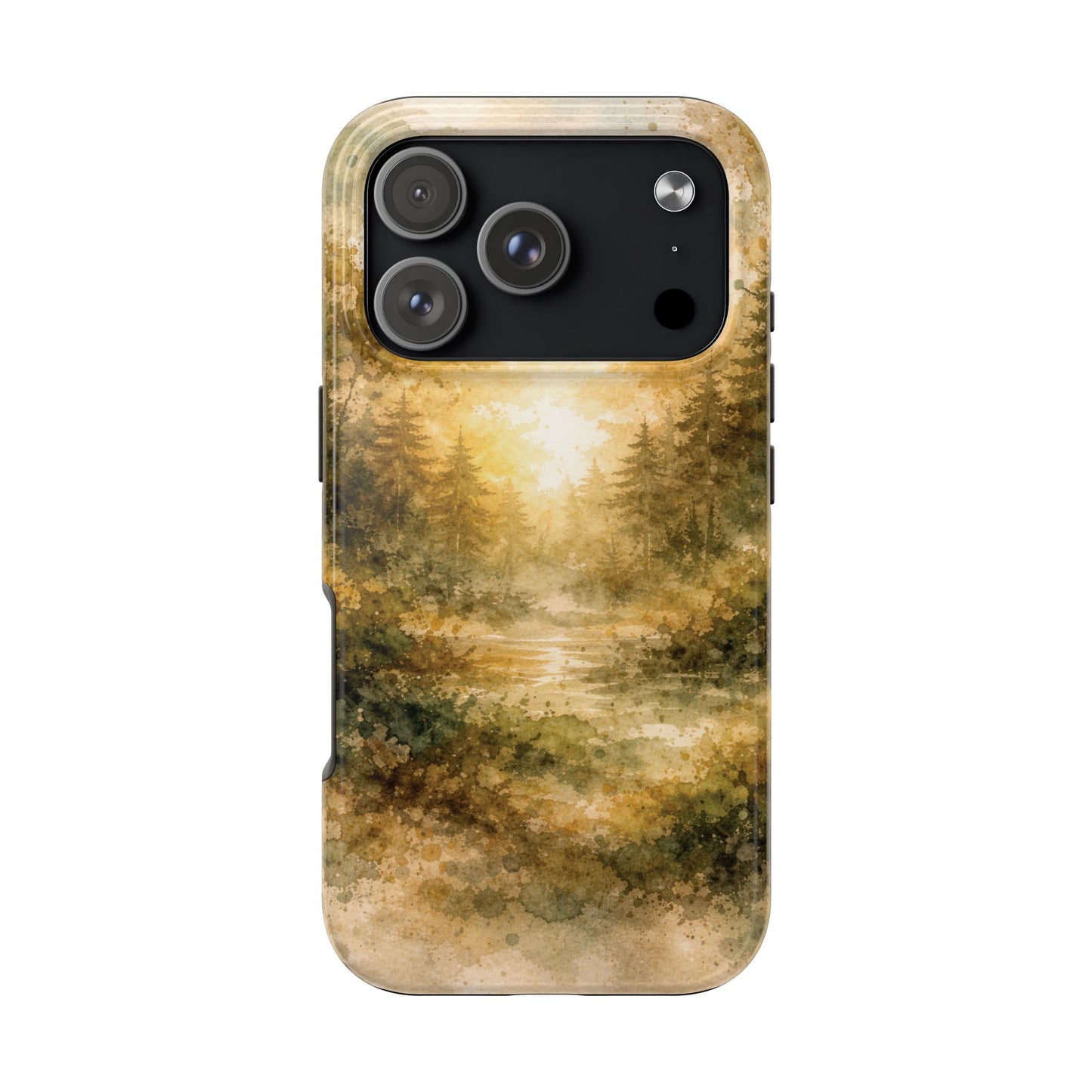 Tough Phone Case - Golden Forest Sunrise