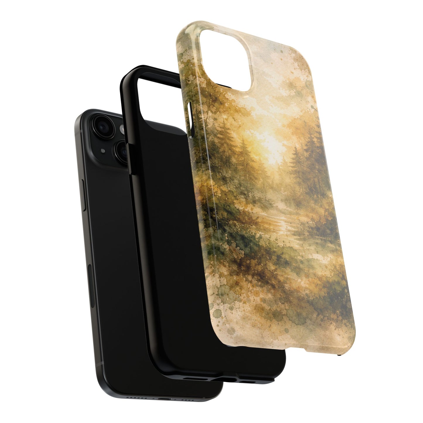 Tough Phone Case - Golden Forest Sunrise