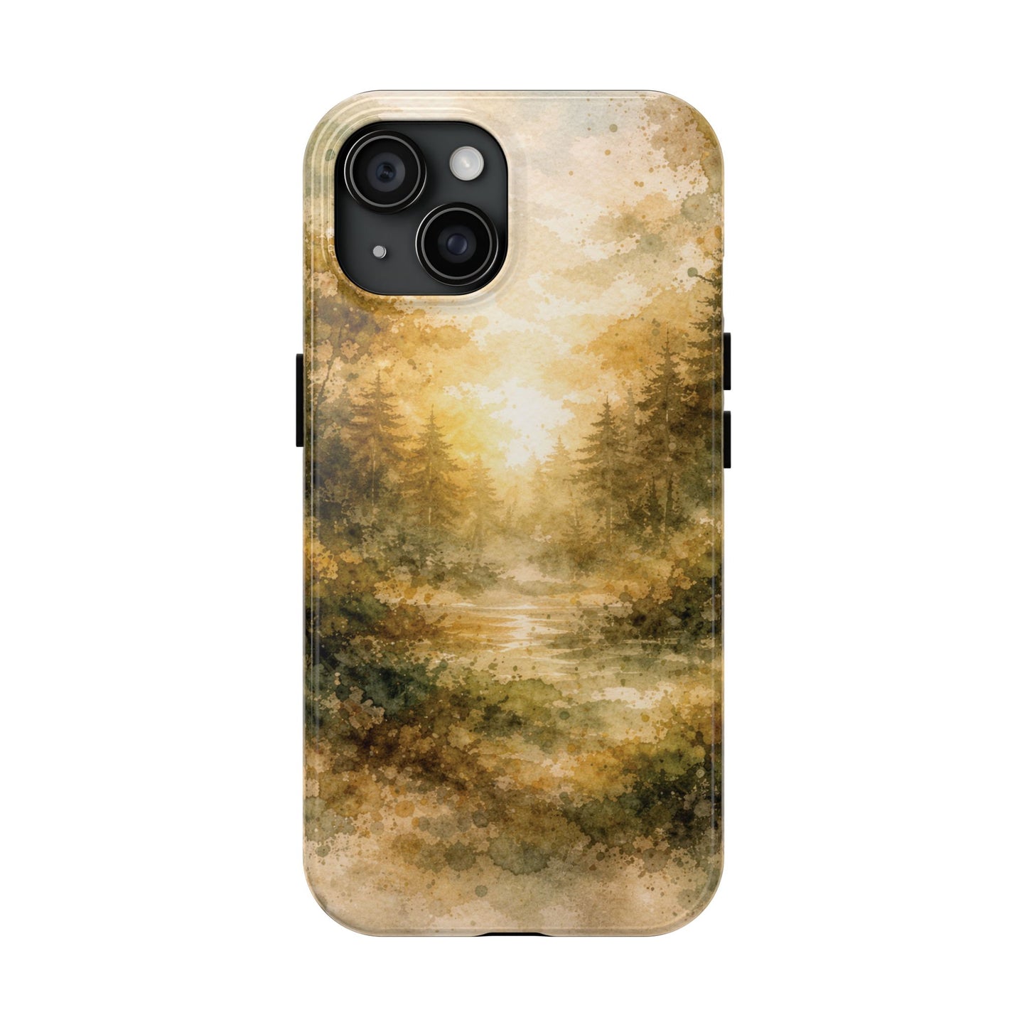 Tough Phone Case - Golden Forest Sunrise