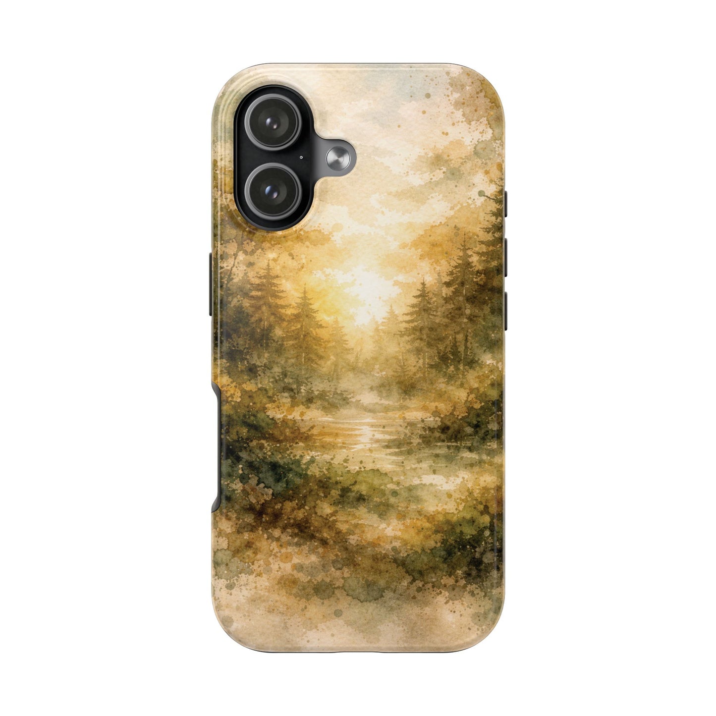 Tough Phone Case - Golden Forest Sunrise