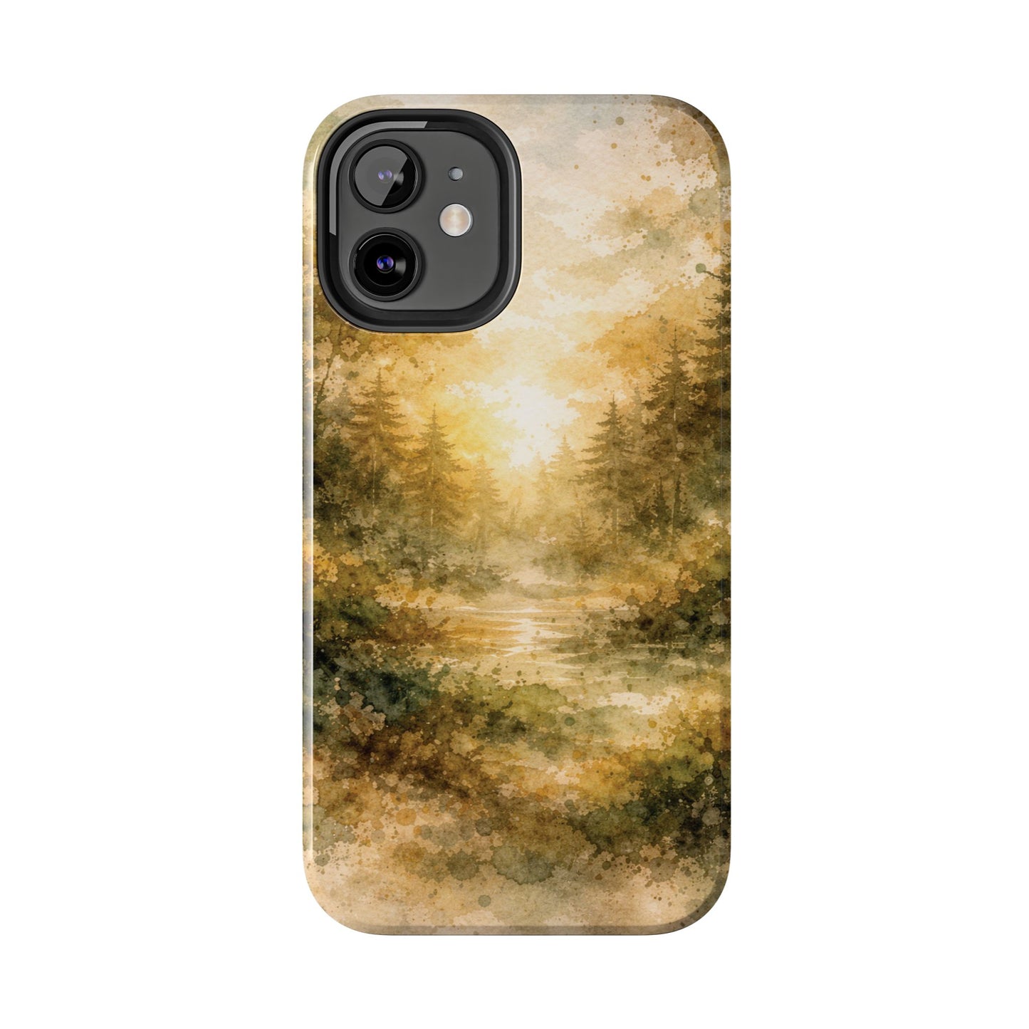 Tough Phone Case - Golden Forest Sunrise