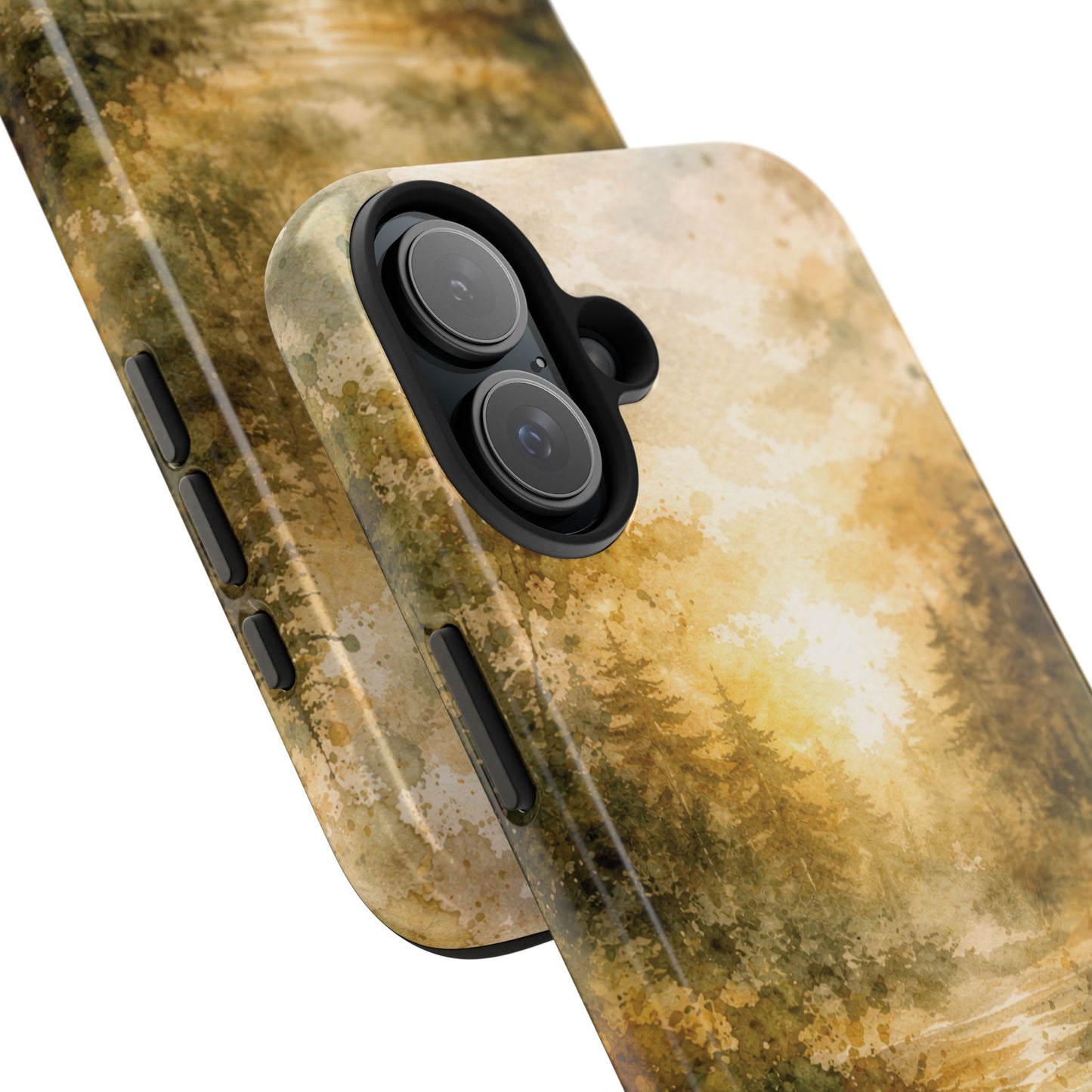 Tough Phone Case - Golden Forest Sunrise