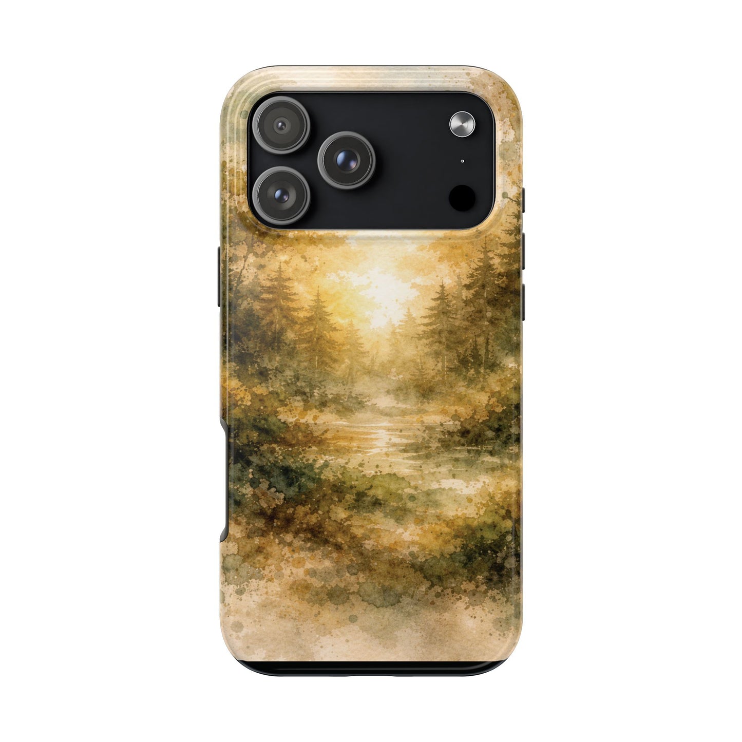 Tough Phone Case - Golden Forest Sunrise