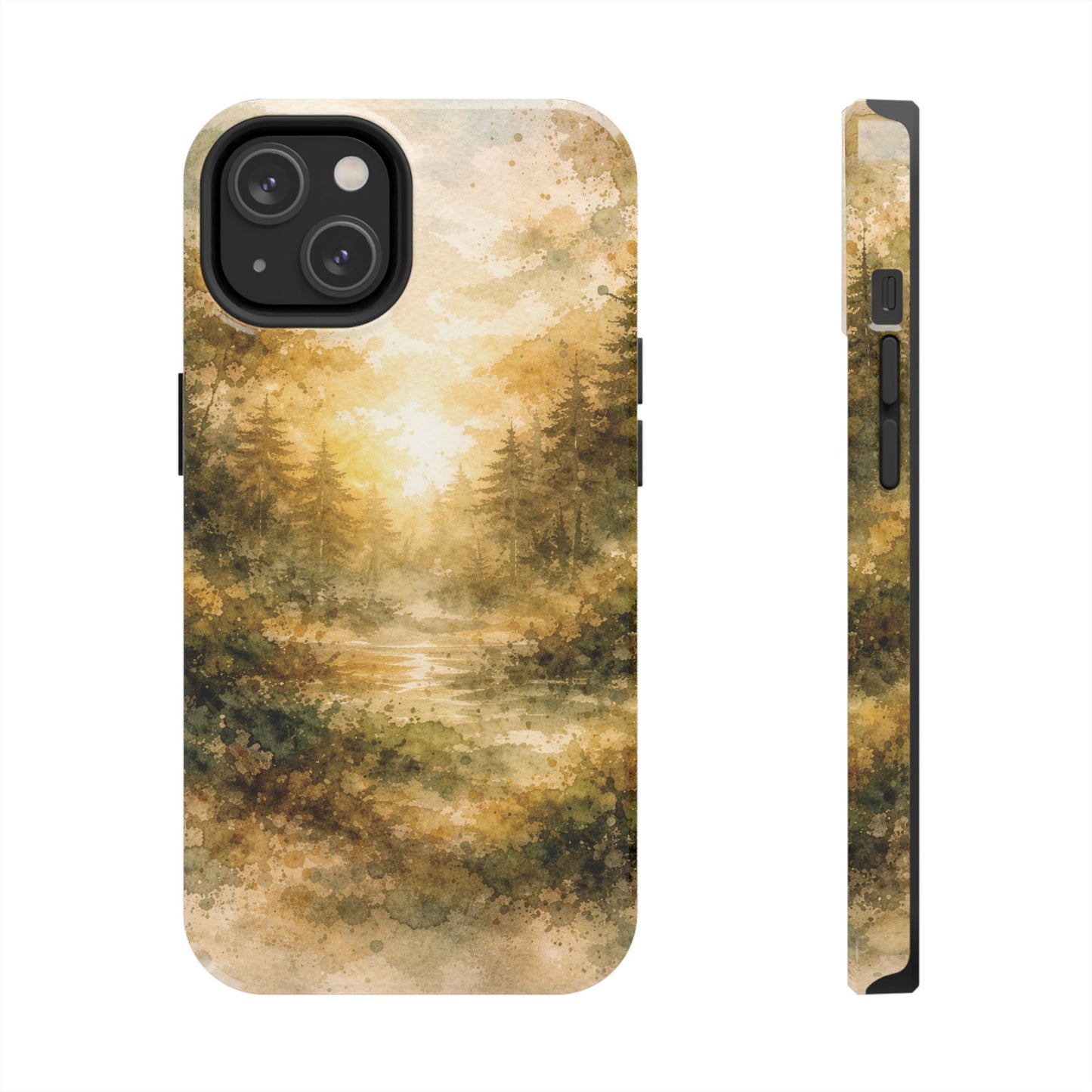 Tough Phone Case - Golden Forest Sunrise