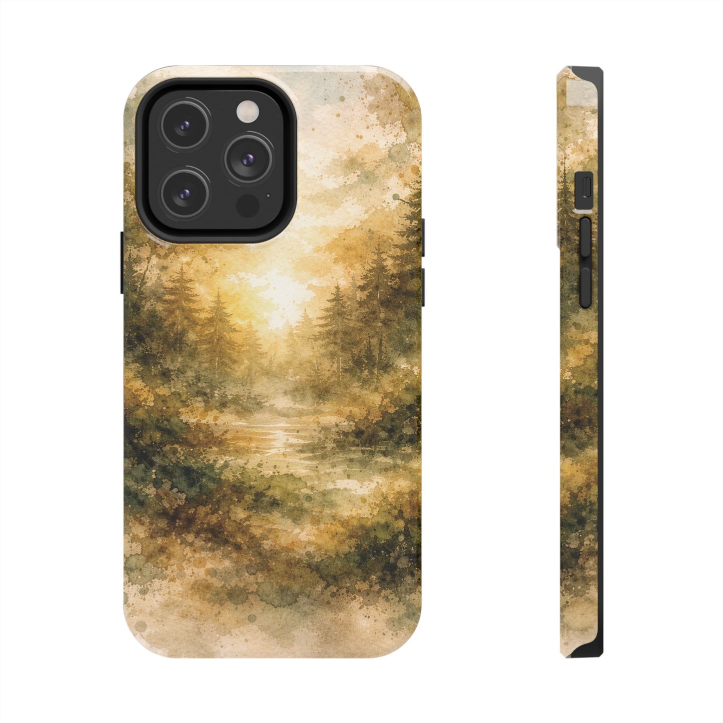 Tough Phone Case - Golden Forest Sunrise