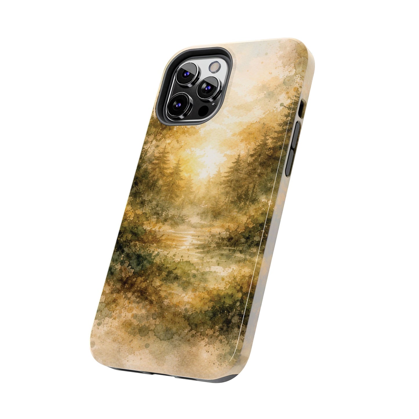 Tough Phone Case - Golden Forest Sunrise