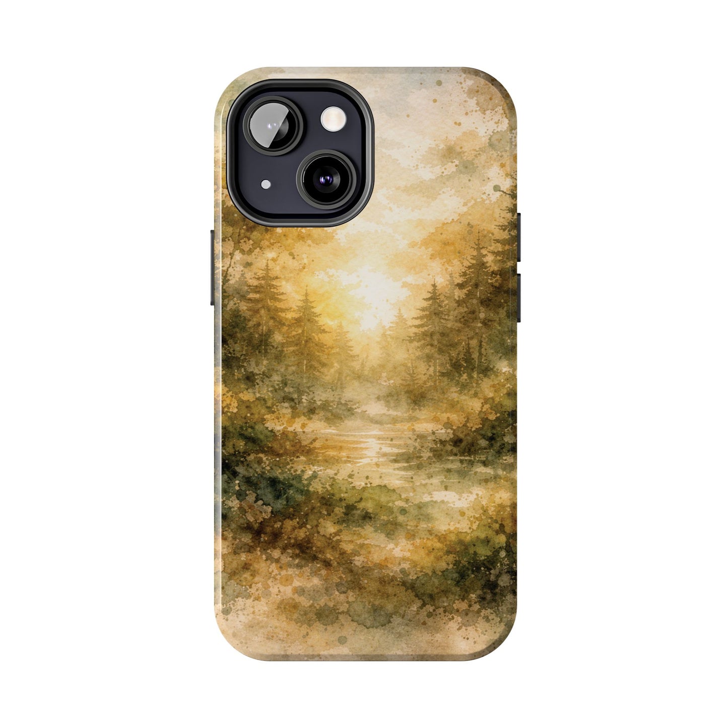 Tough Phone Case - Golden Forest Sunrise