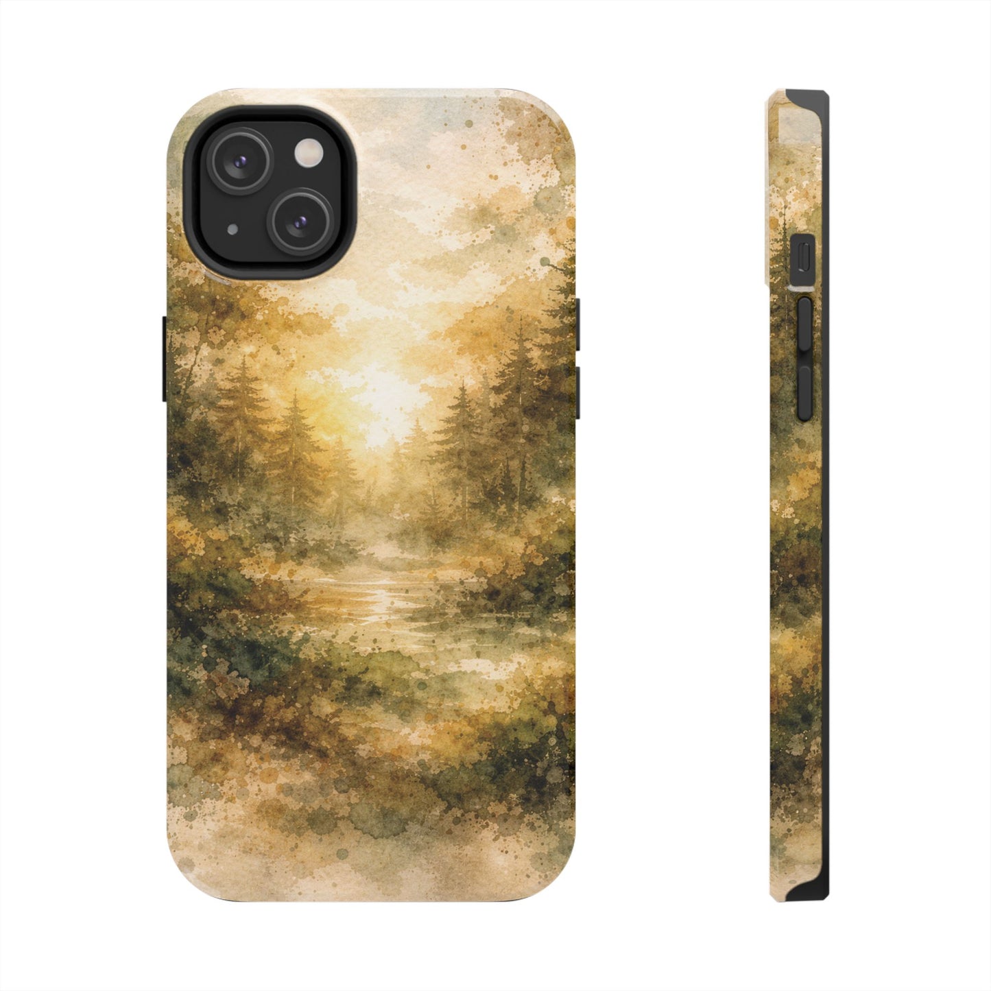 Tough Phone Case - Golden Forest Sunrise