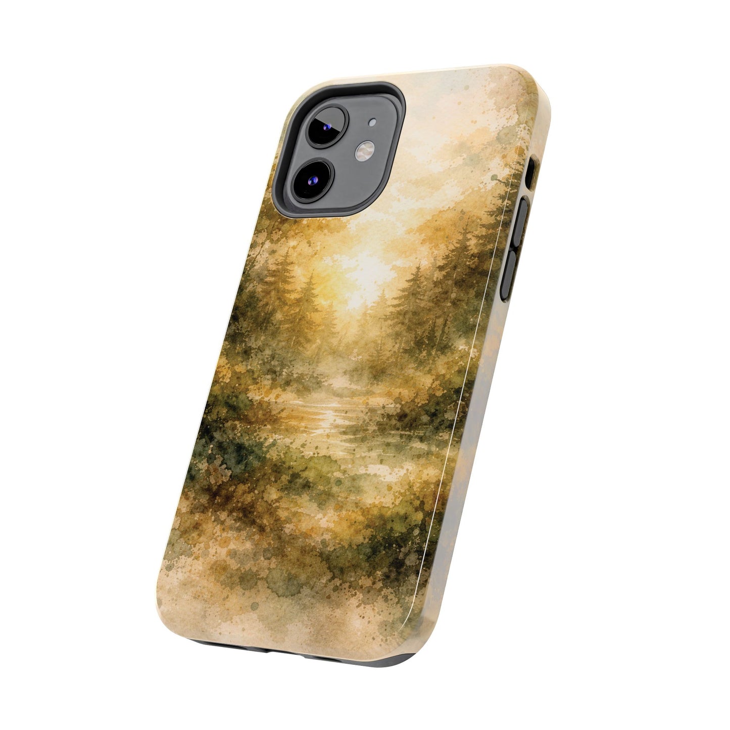 Tough Phone Case - Golden Forest Sunrise