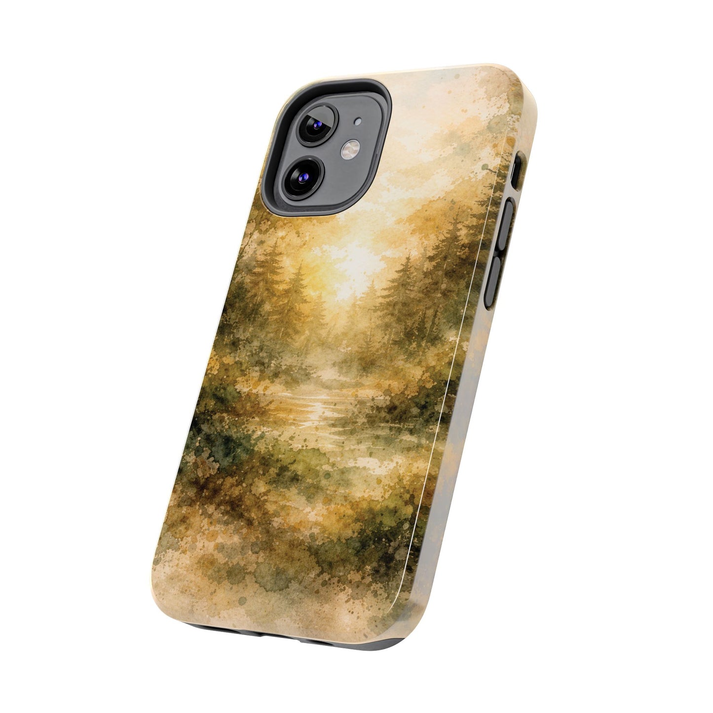 Tough Phone Case - Golden Forest Sunrise
