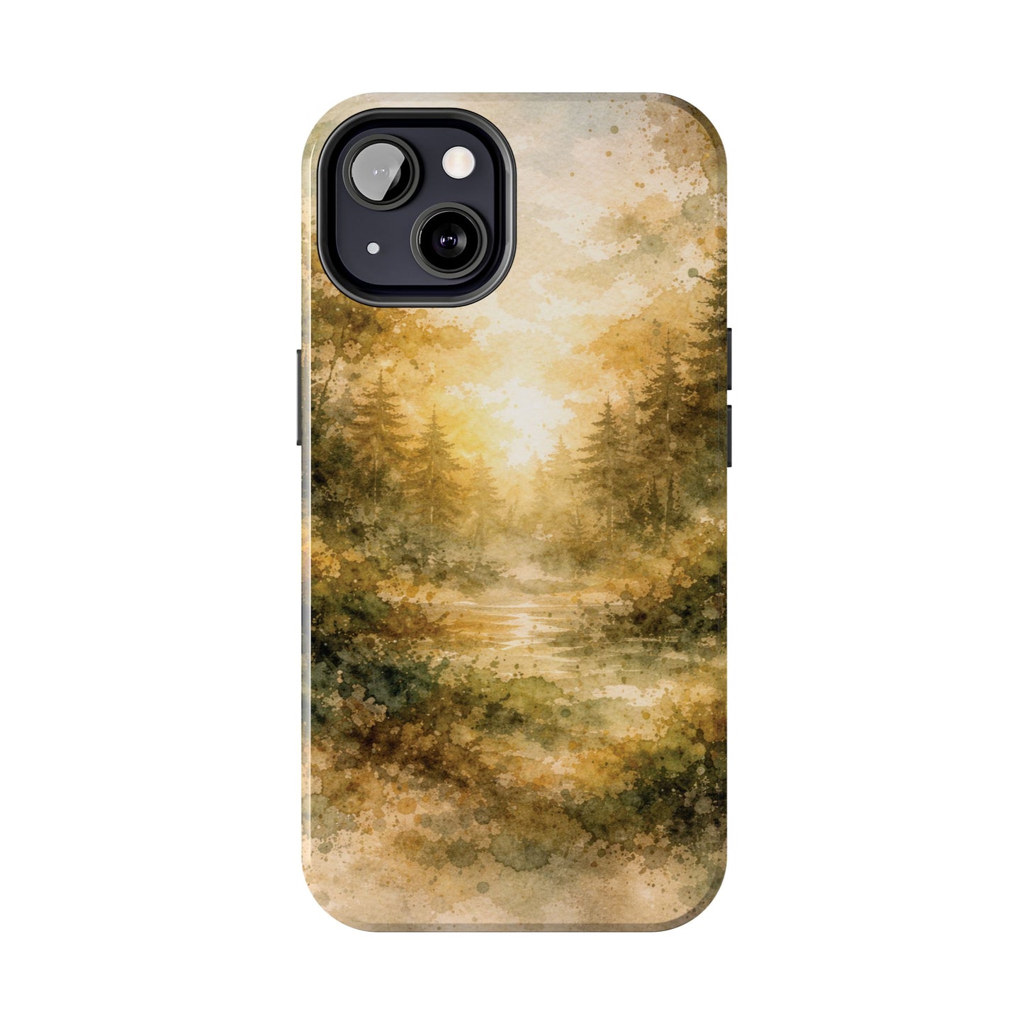 Tough Phone Case - Golden Forest Sunrise