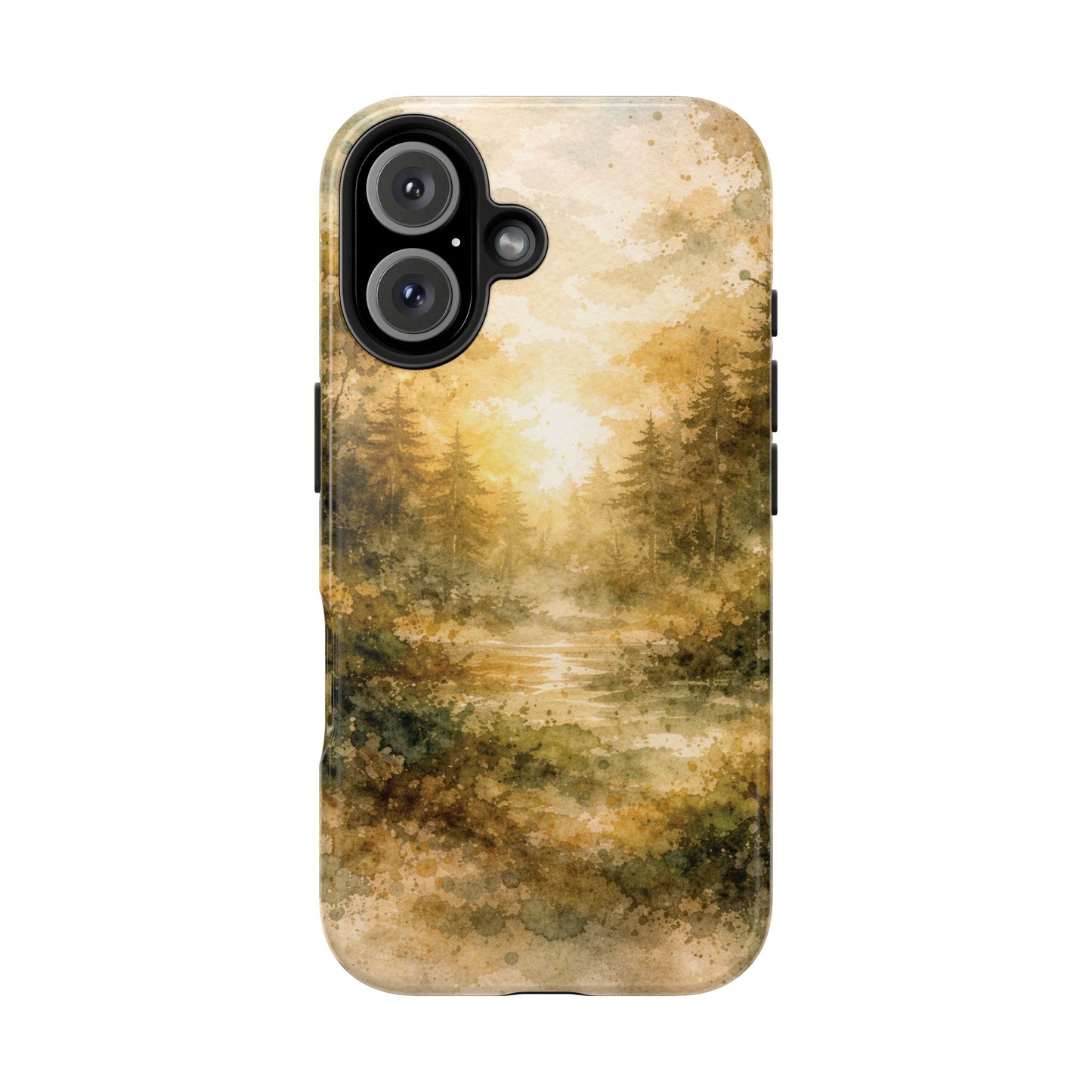 Tough Phone Case - Golden Forest Sunrise