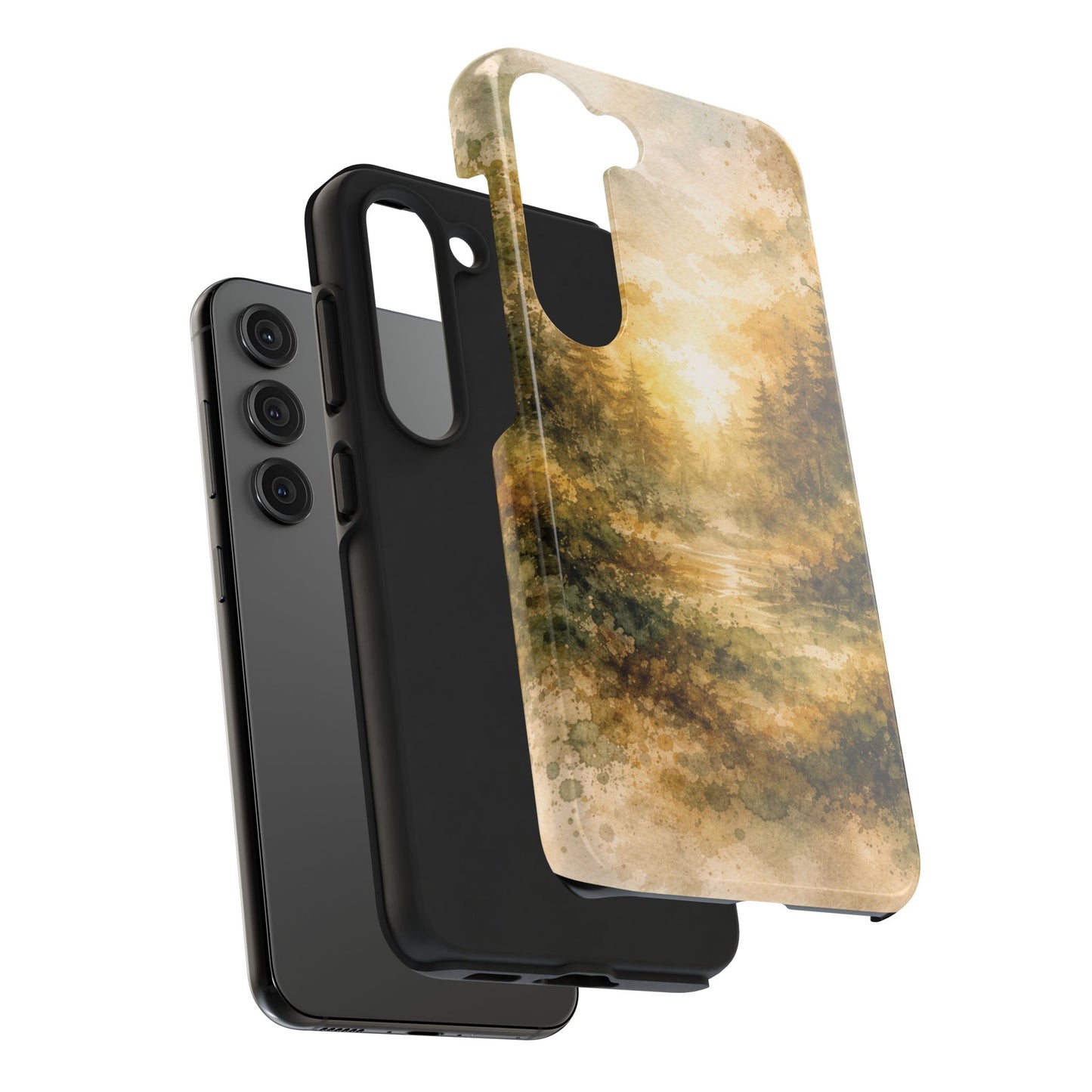 Tough Phone Case - Golden Forest Sunrise