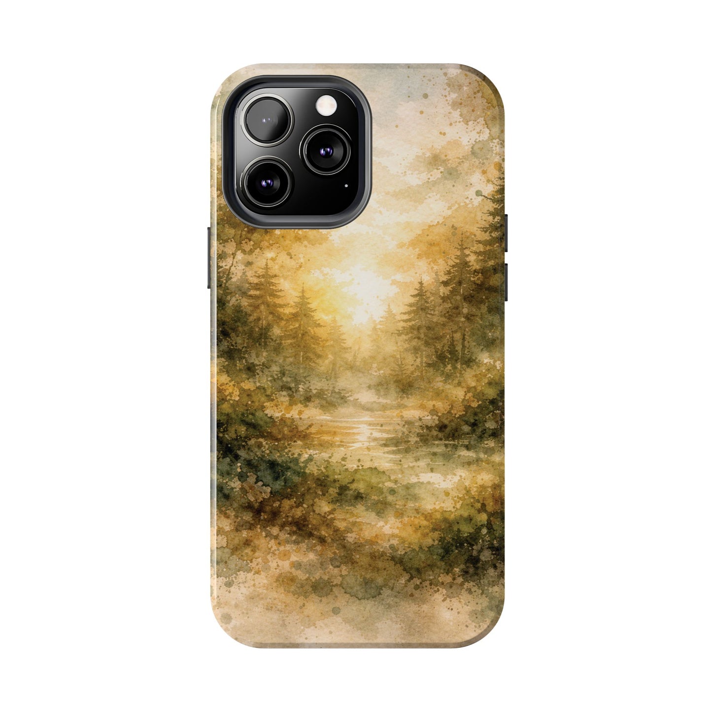 Tough Phone Case - Golden Forest Sunrise