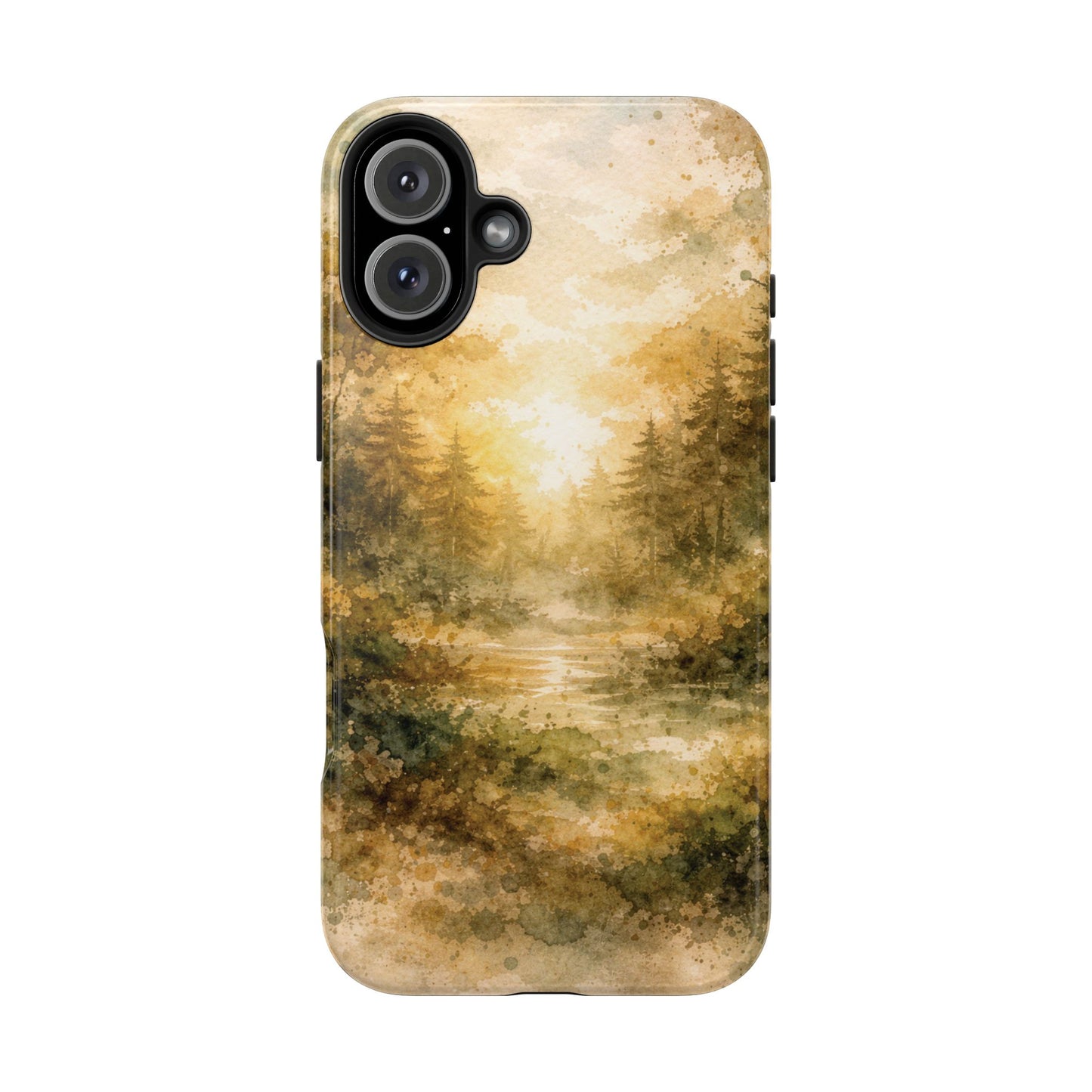 Tough Phone Case - Golden Forest Sunrise