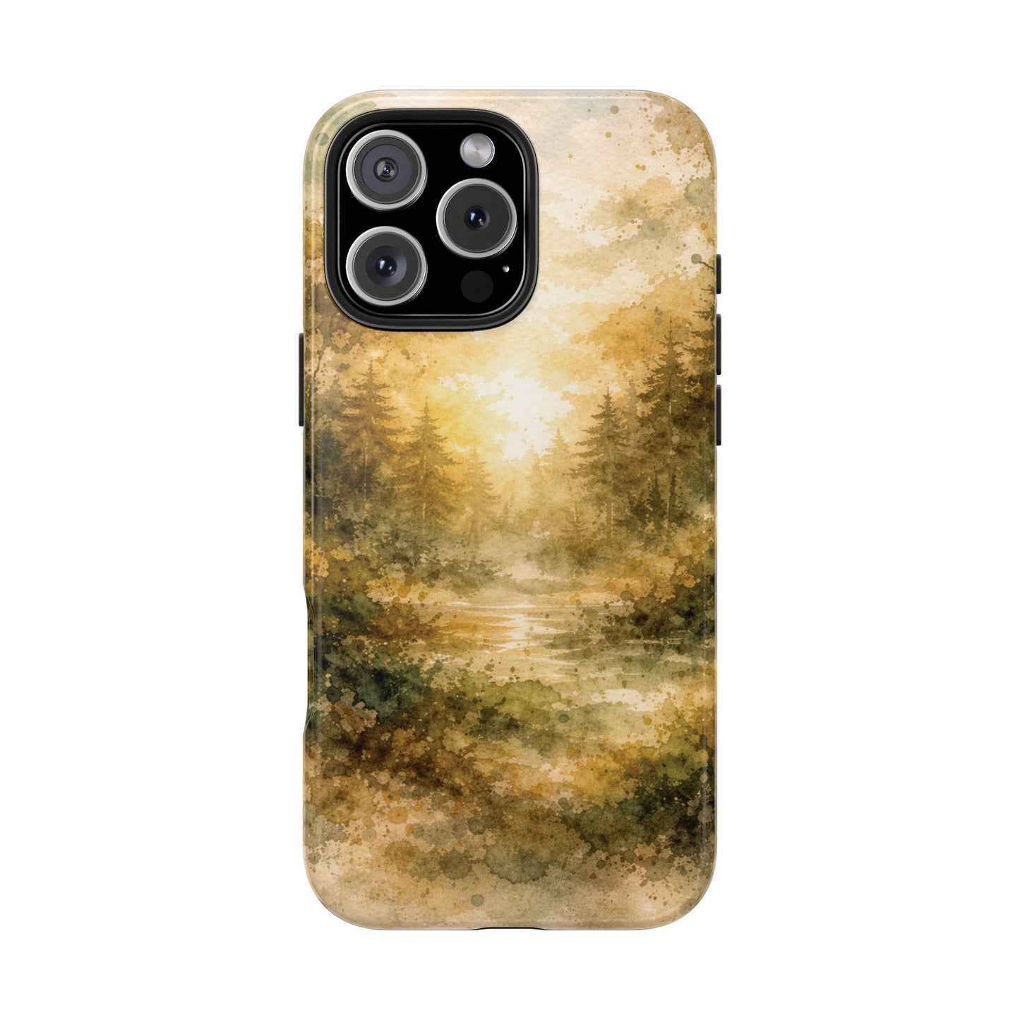 Tough Phone Case - Golden Forest Sunrise