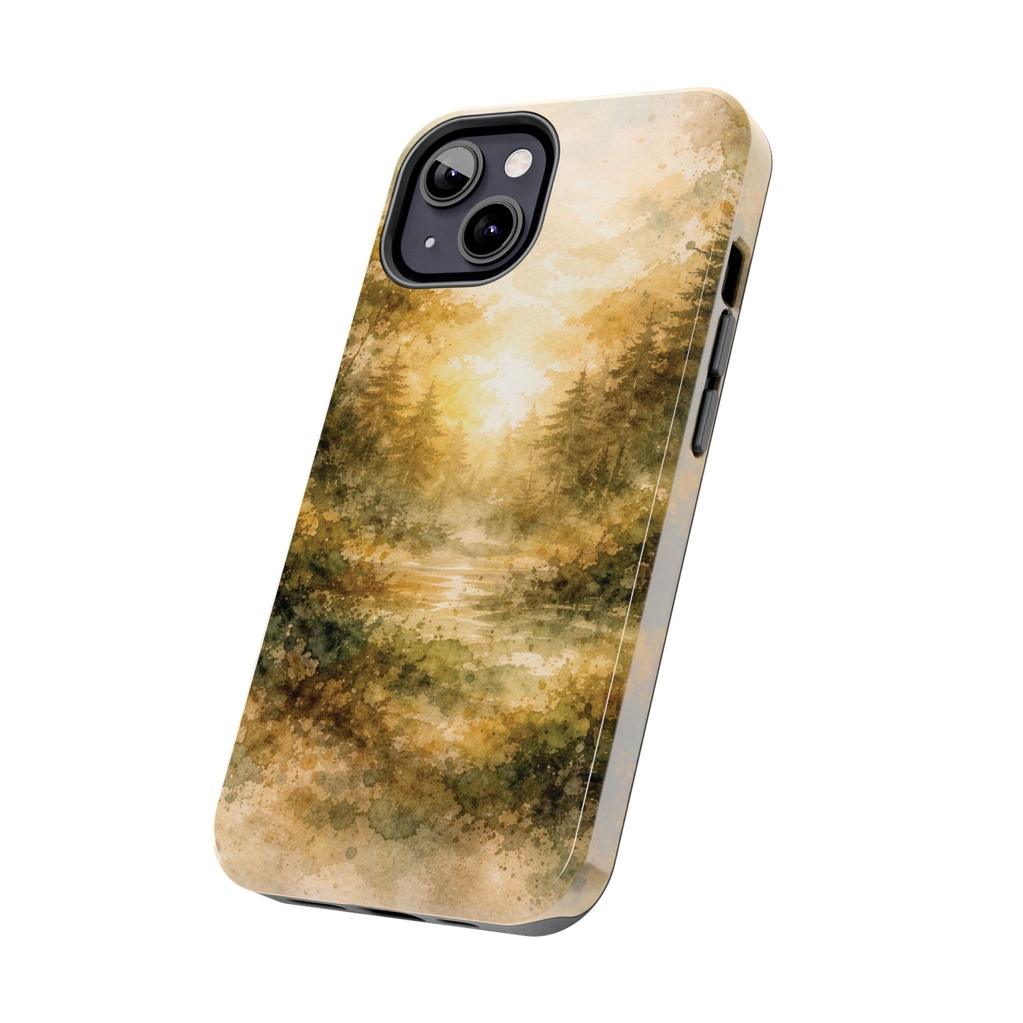 Tough Phone Case - Golden Forest Sunrise
