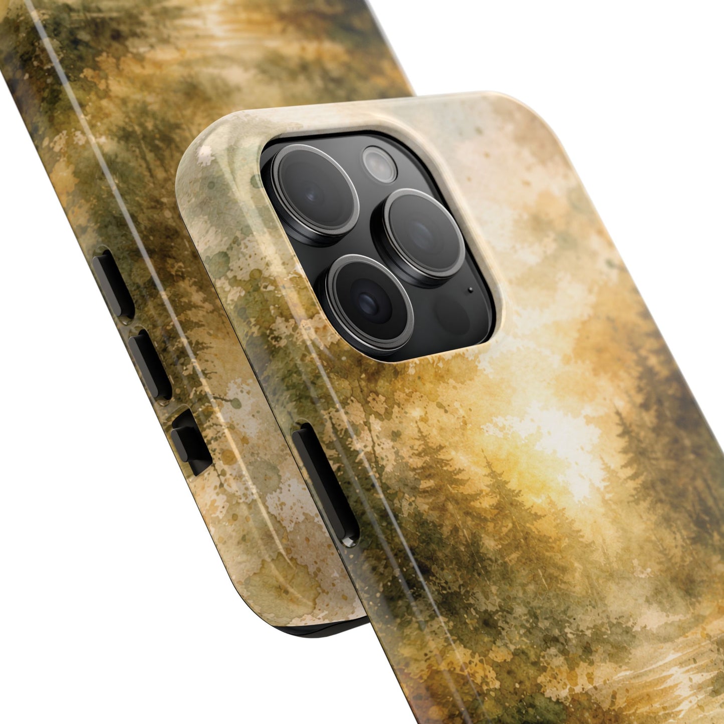 Tough Phone Case - Golden Forest Sunrise