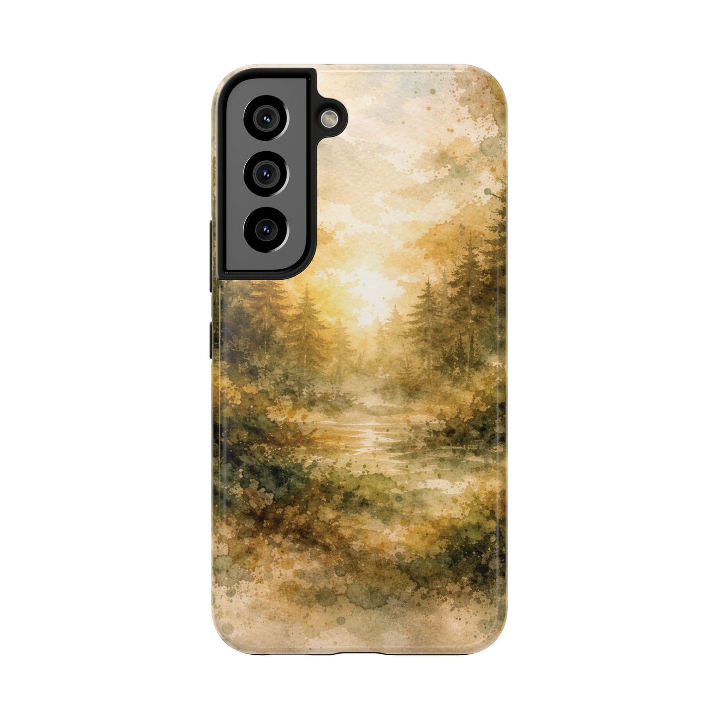 Tough Phone Case - Golden Forest Sunrise