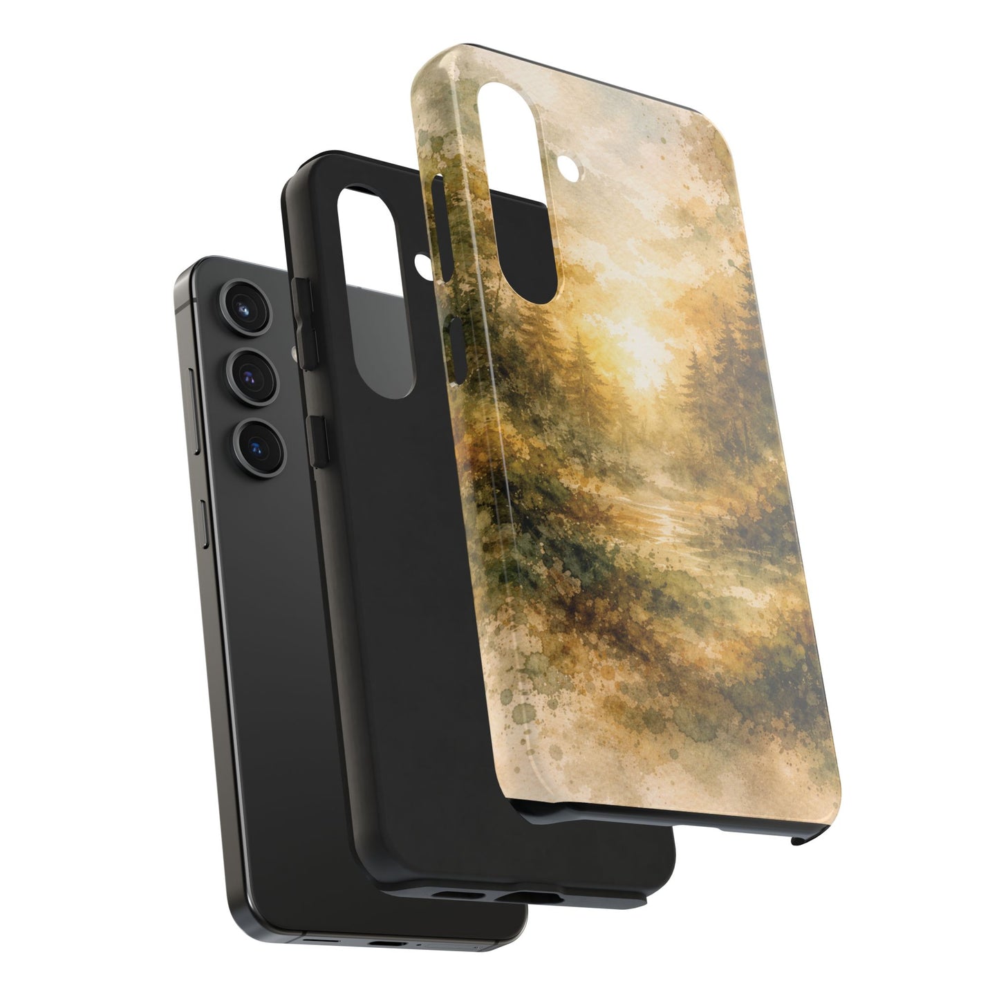 Tough Phone Case - Golden Forest Sunrise