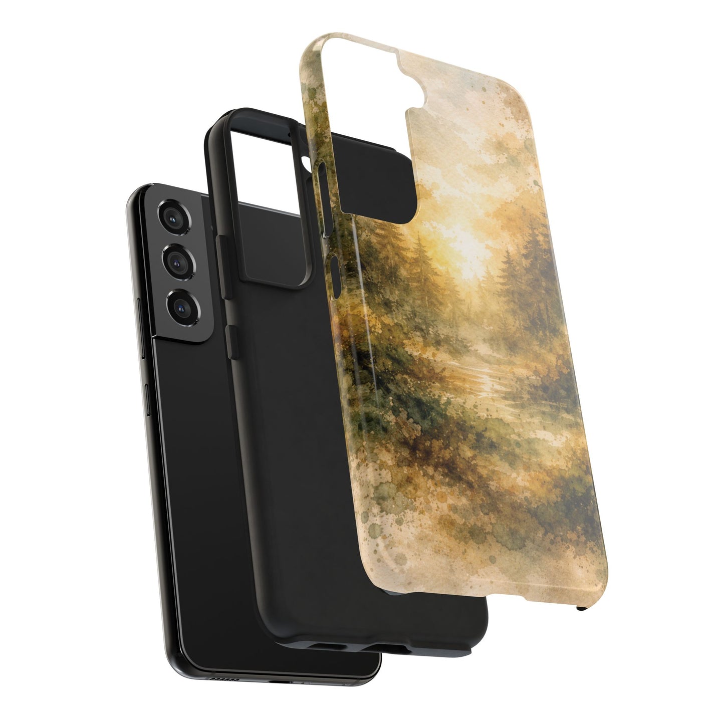Tough Phone Case - Golden Forest Sunrise