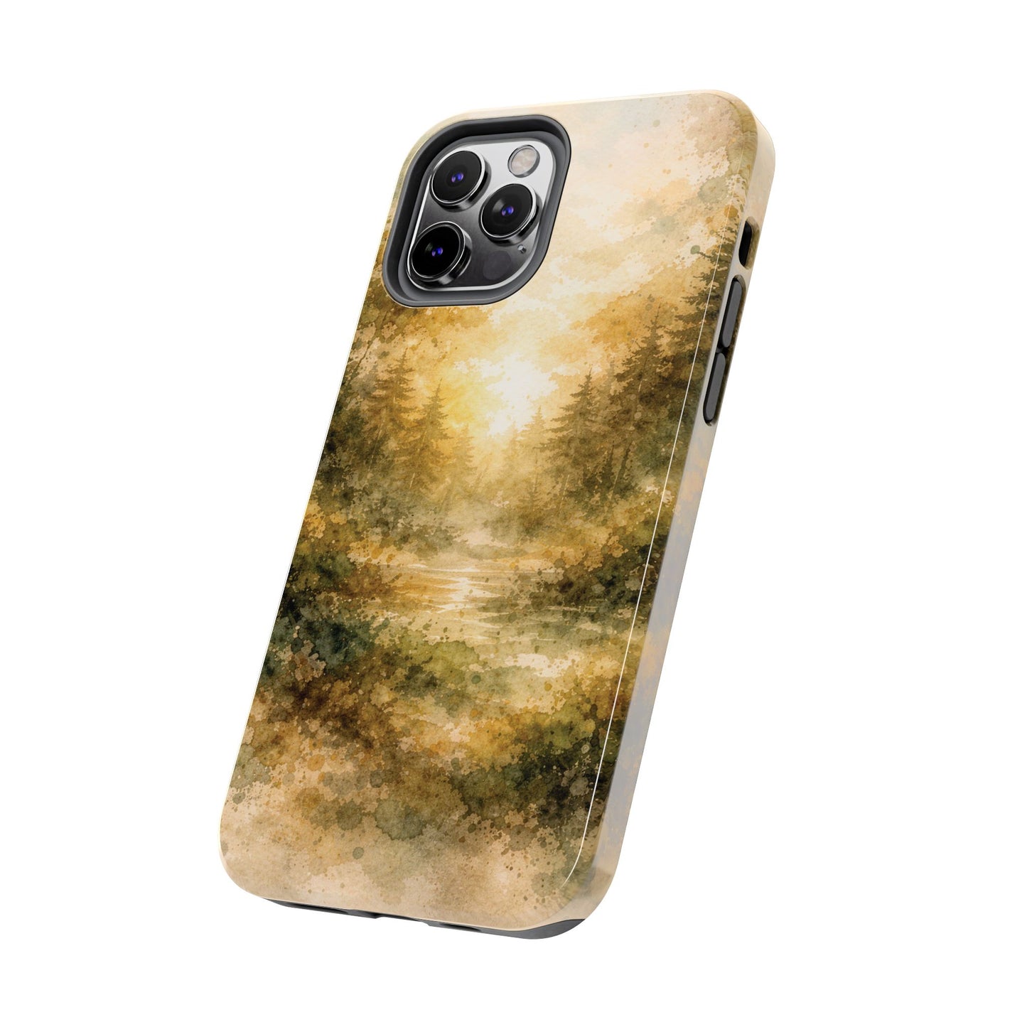Tough Phone Case - Golden Forest Sunrise