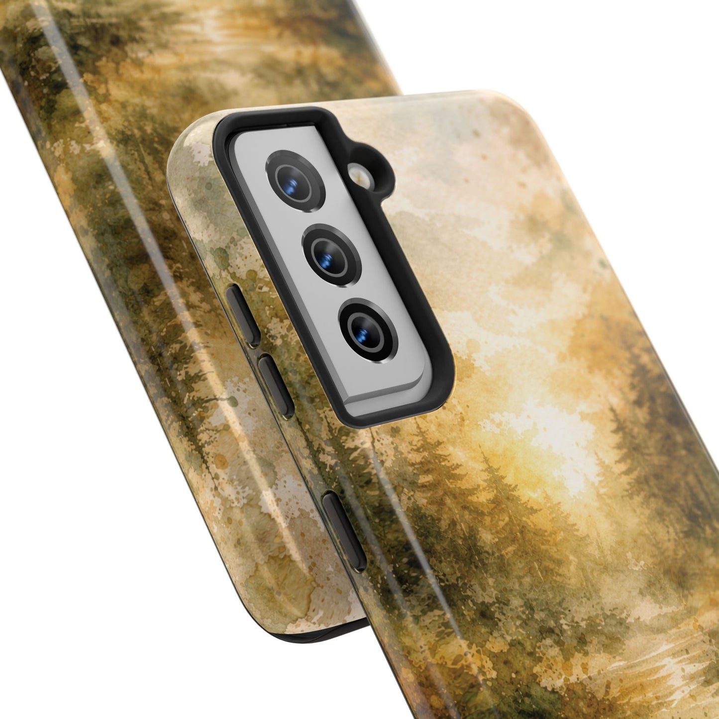 Tough Phone Case - Golden Forest Sunrise