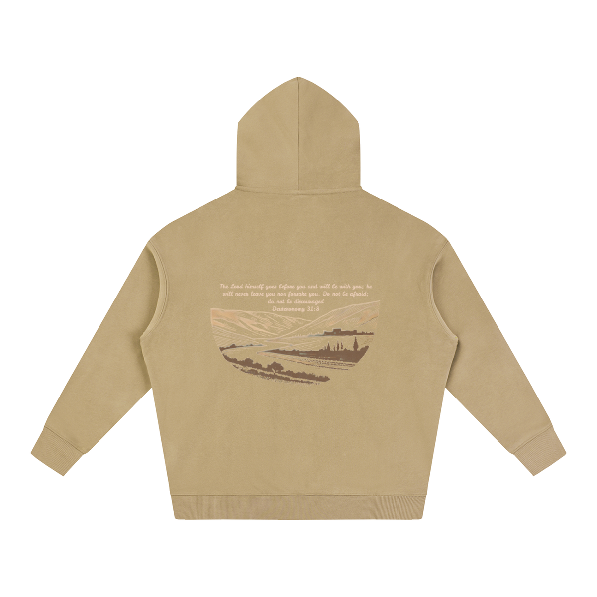 Dueteronomy 31:8 - Oversize Fleeced Hoodie