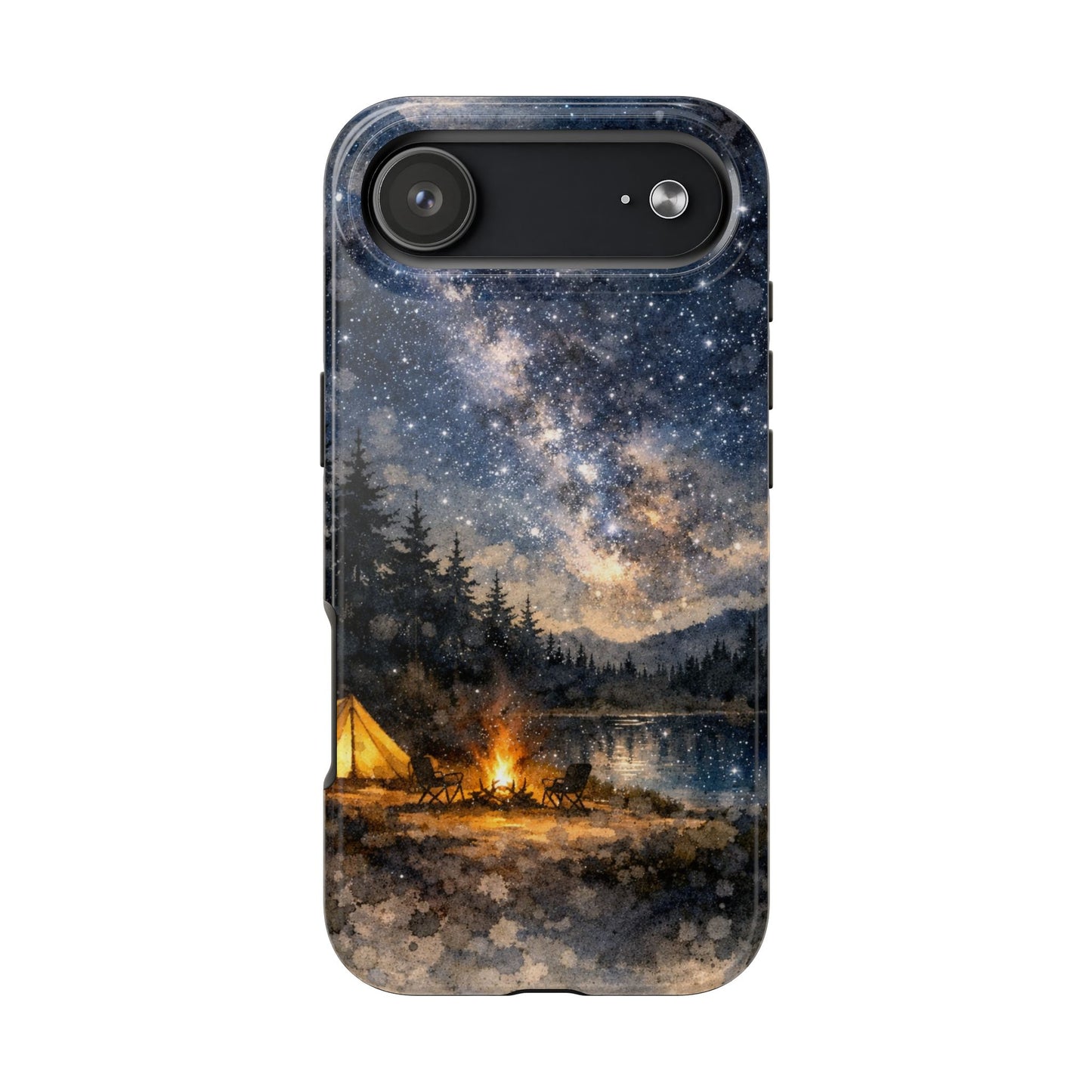 Tough Phone Case - Backwoods Camping Night Sky