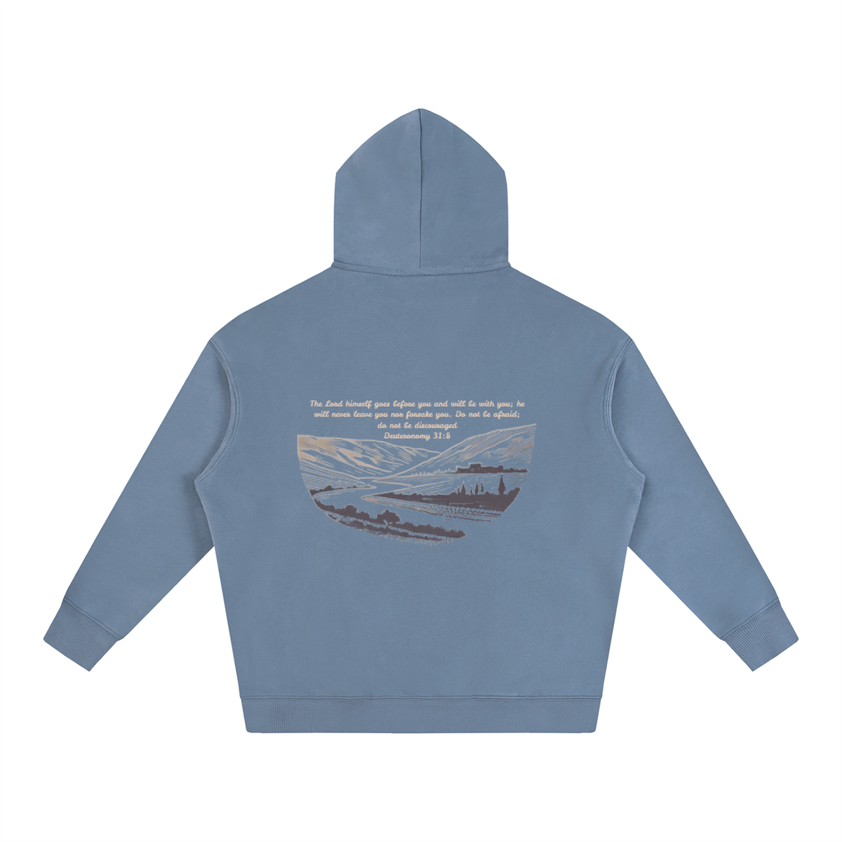Dueteronomy 31:8 - Oversize Fleeced Hoodie