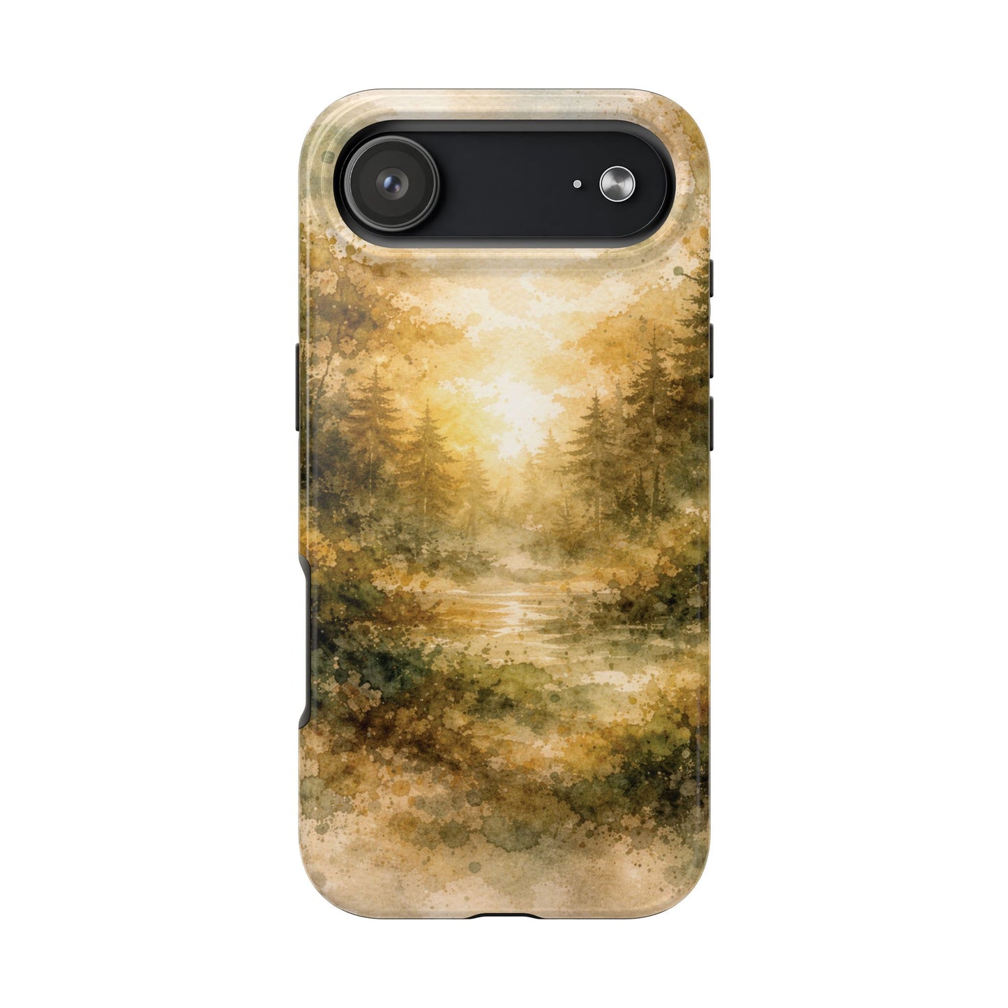 Tough Phone Case - Golden Forest Sunrise