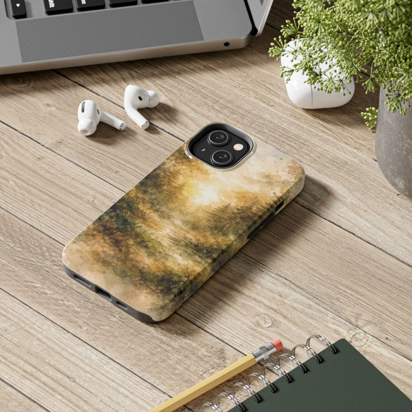 Tough Phone Case - Golden Forest Sunrise