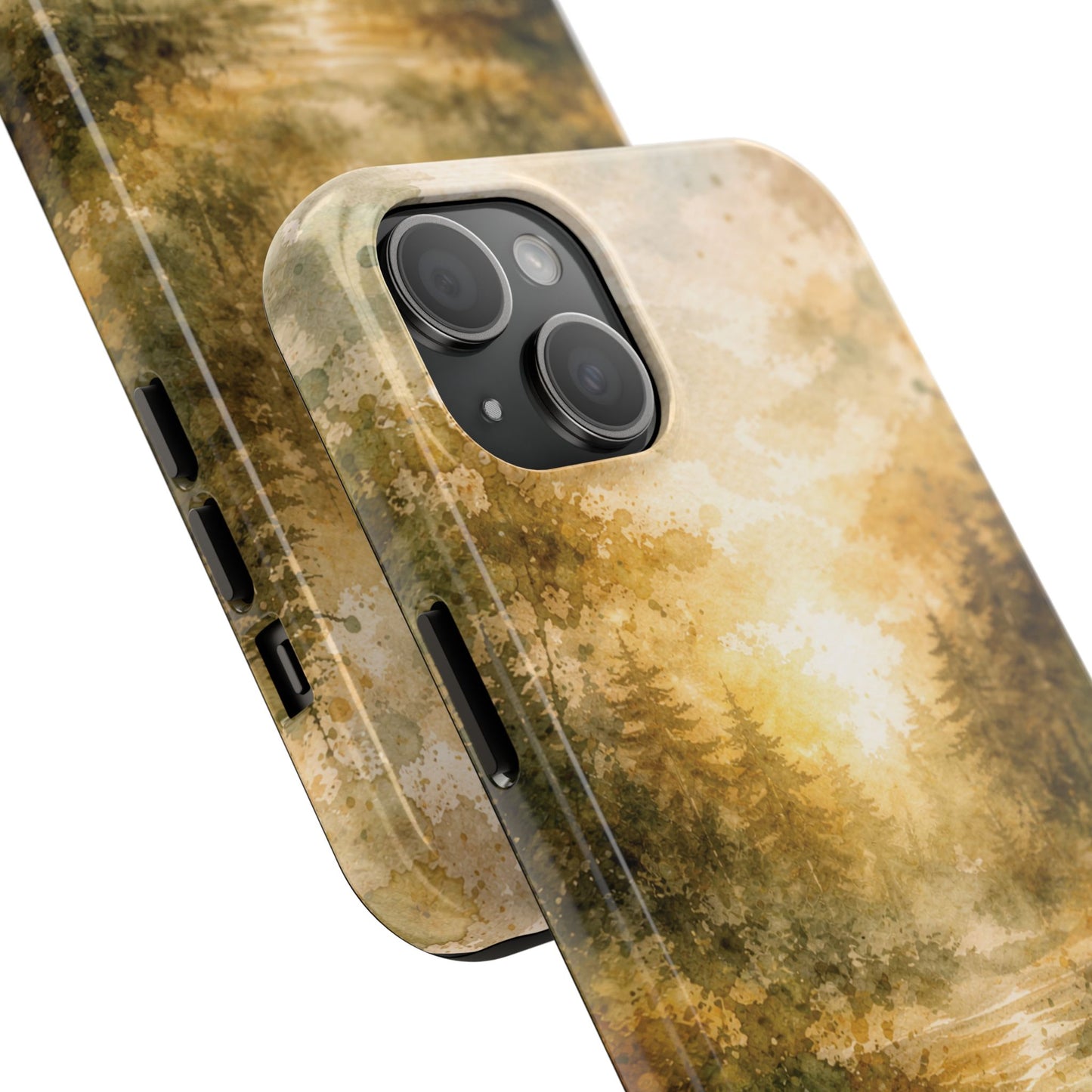 Tough Phone Case - Golden Forest Sunrise