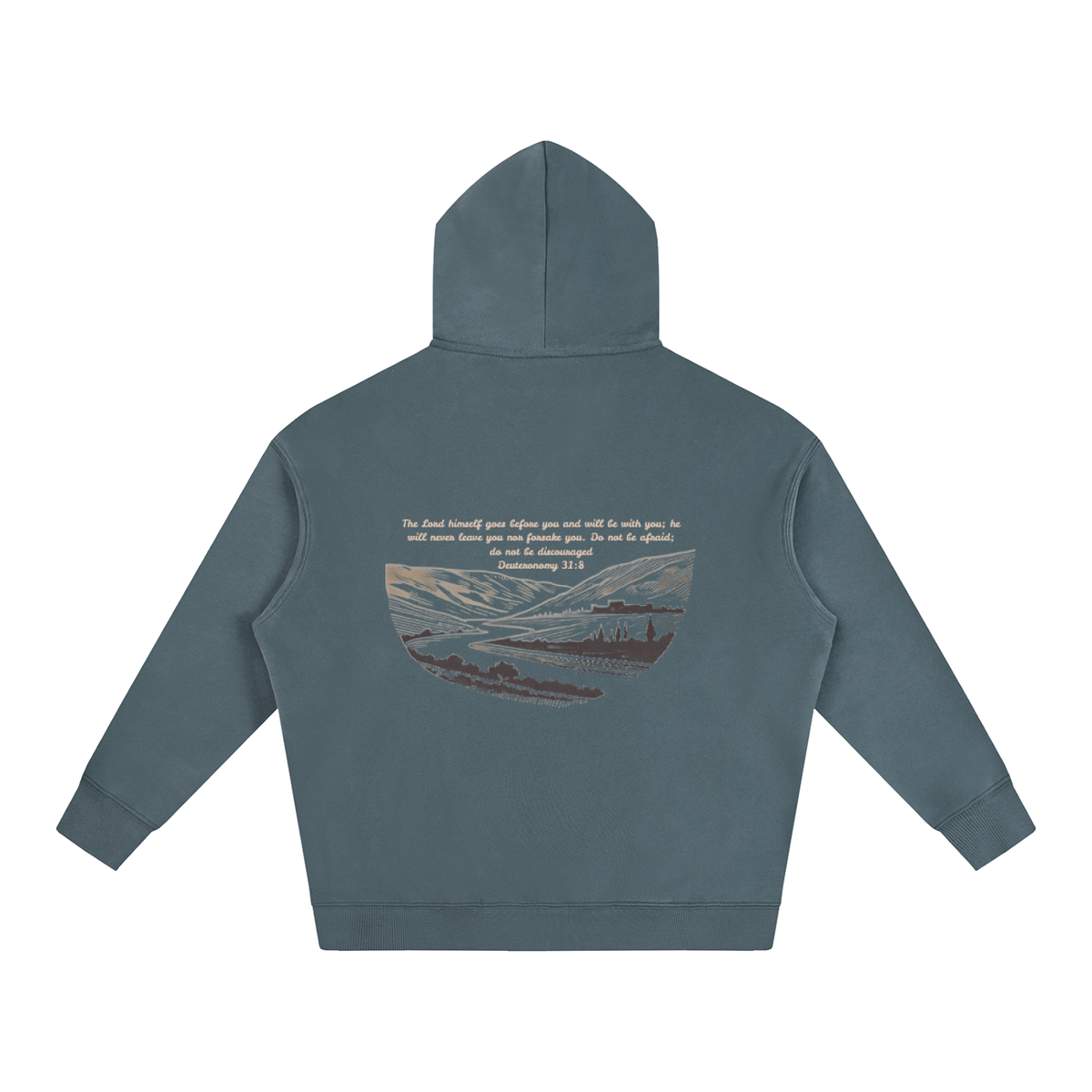 Dueteronomy 31:8 - Oversize Fleeced Hoodie