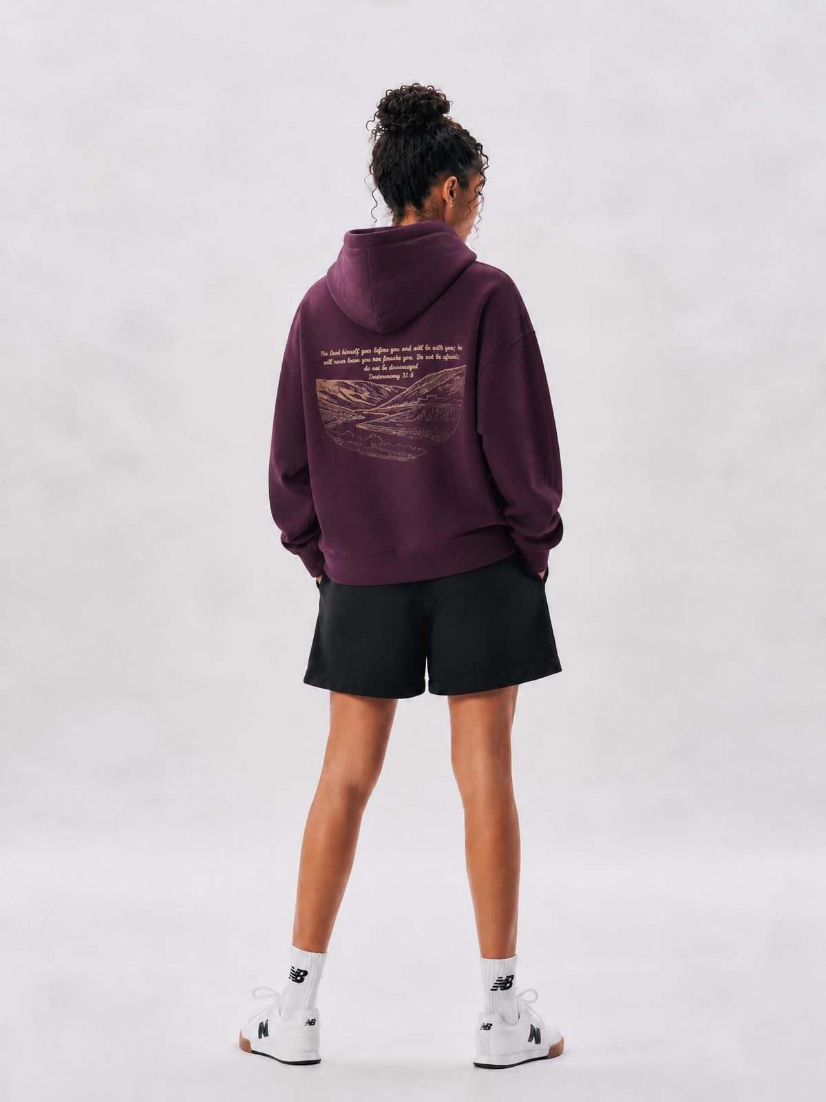 Dueteronomy 31:8 - Oversize Fleeced Hoodie